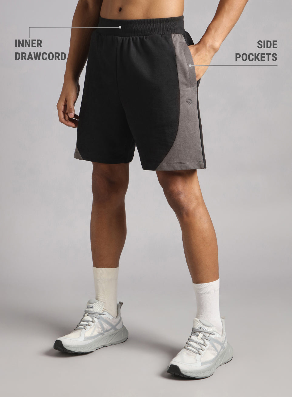 Men's Black Sports City Club Shorts