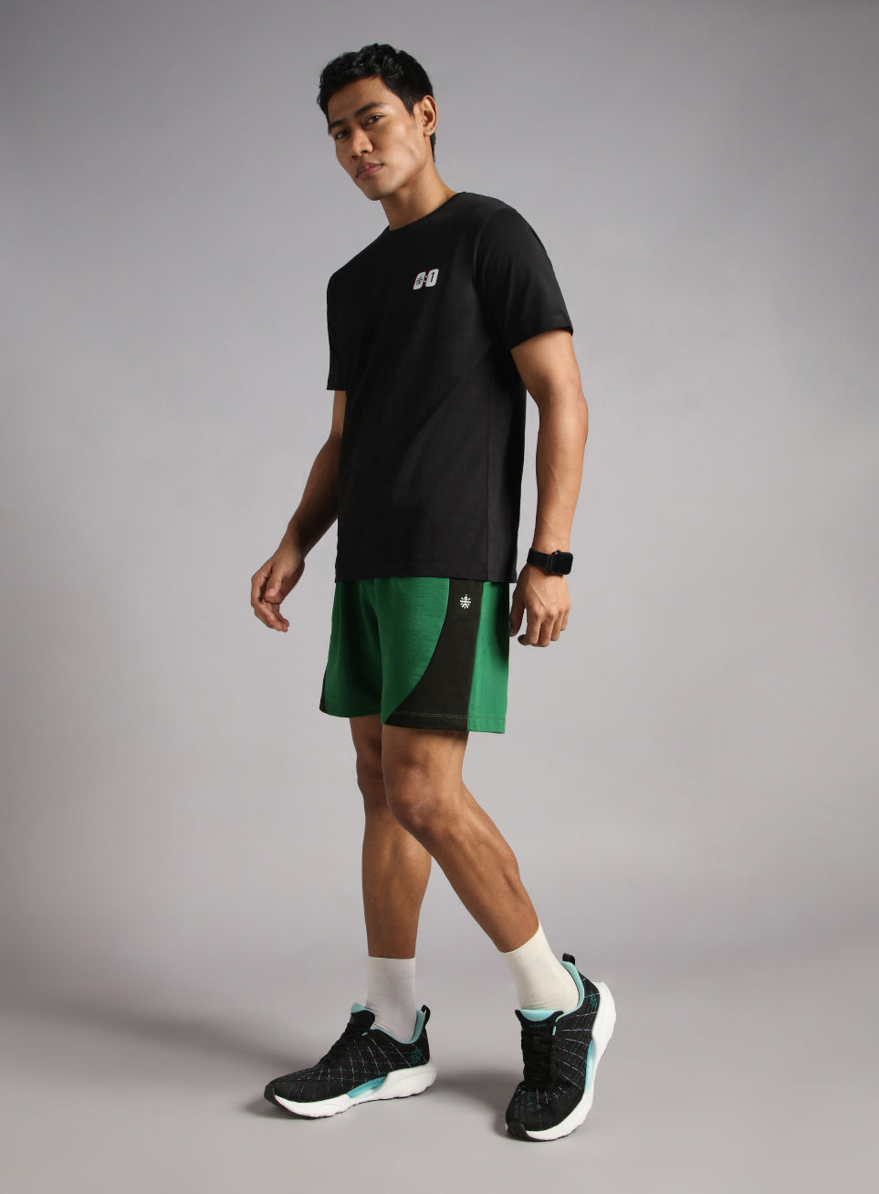 Men's Green Sports City Club Shorts