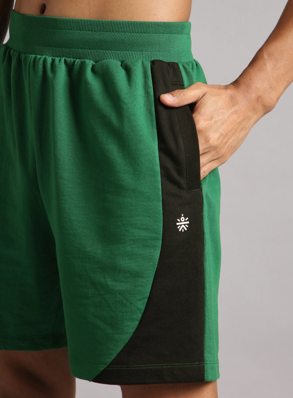 Men's Green Sports City Club Shorts