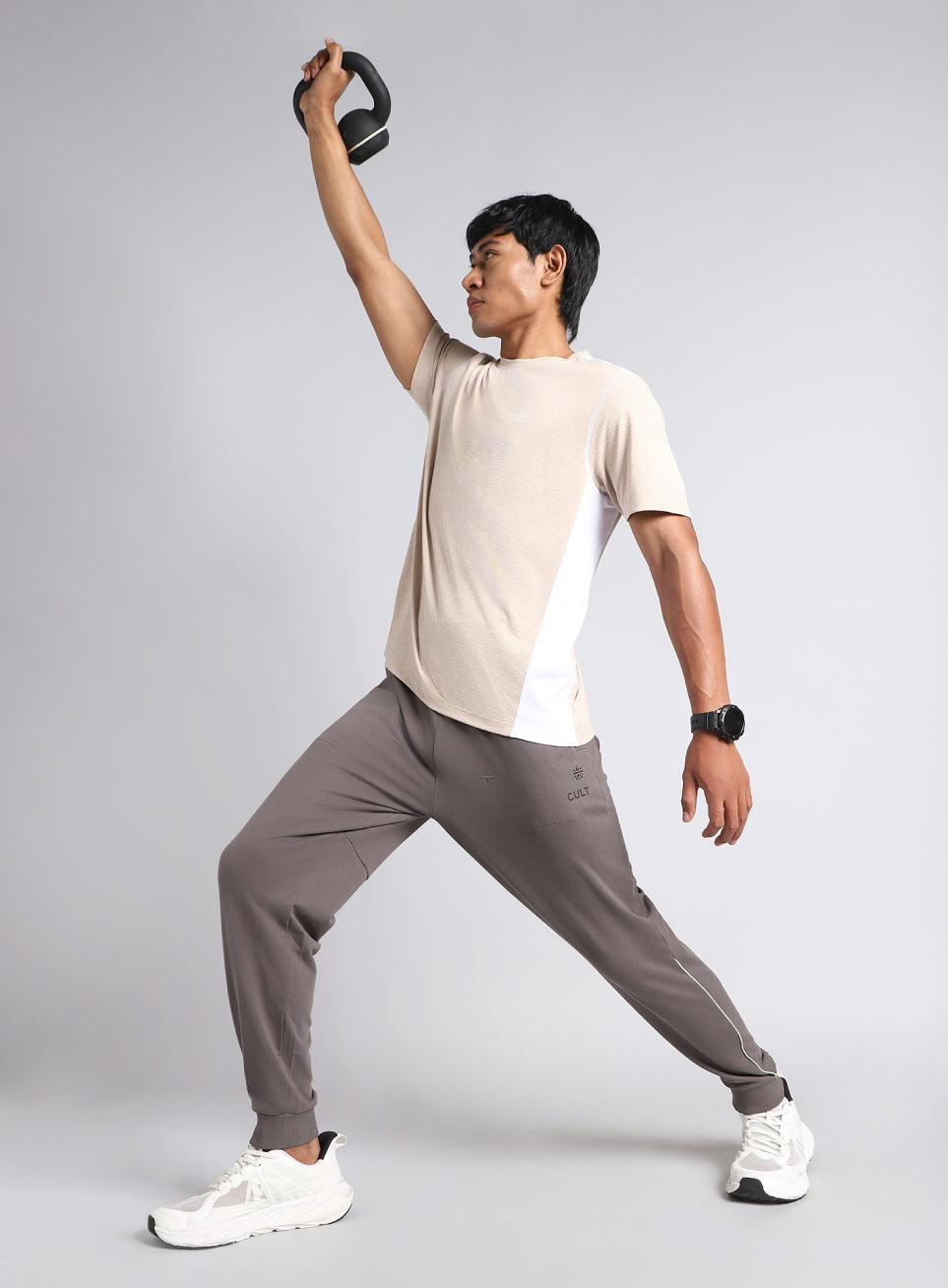 Men's Dark Grey Train Day Essential Joggers