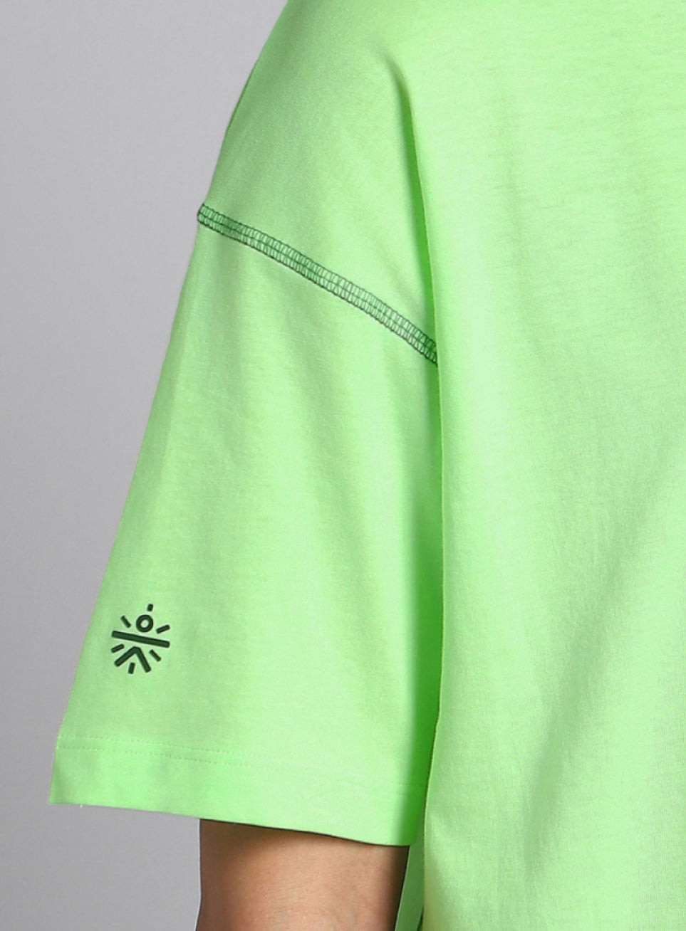 Women's Cult Lime Training graphic Boxy Crop fit T-shirt