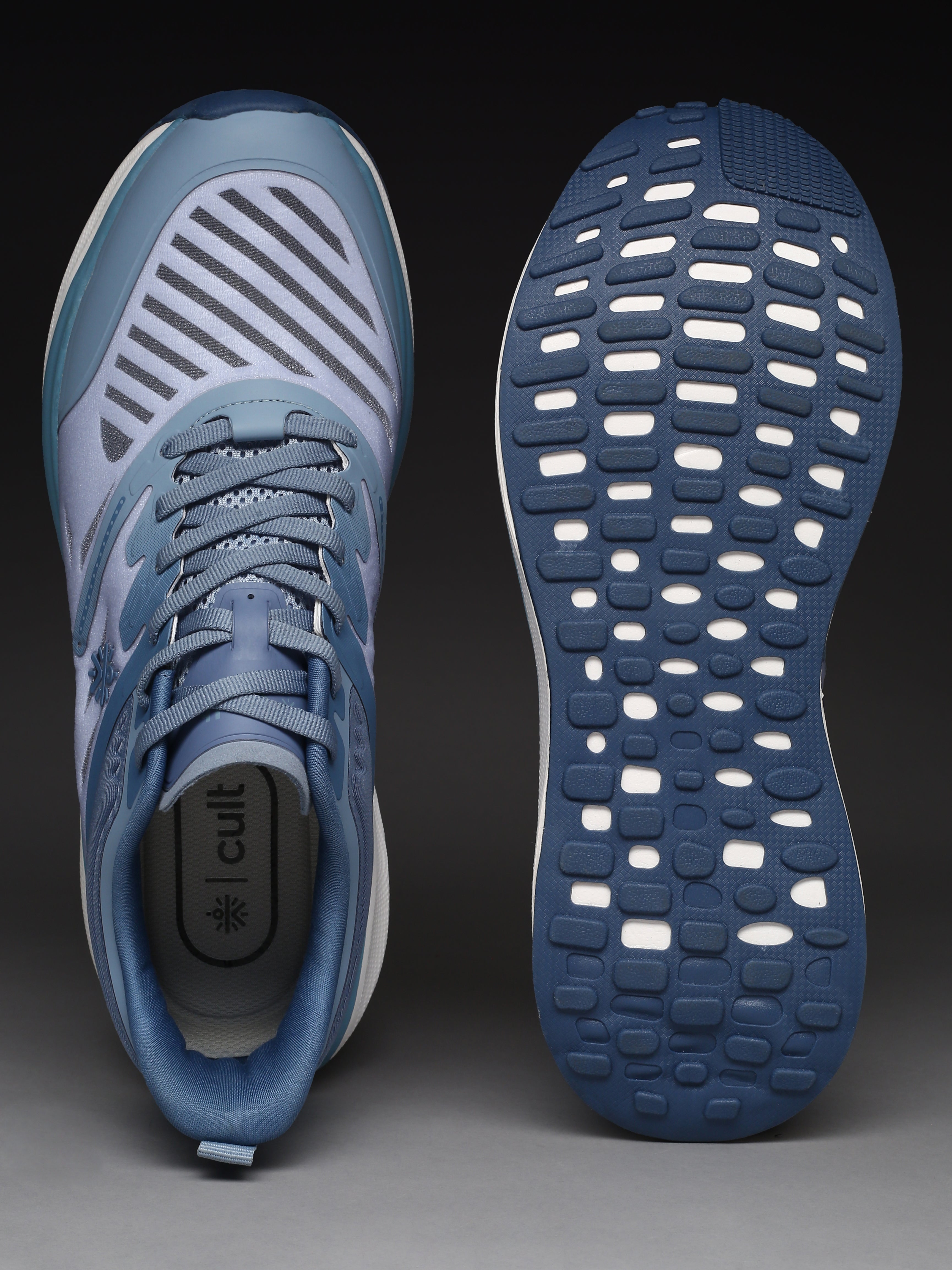 cult Men's Trazor Running Shoes - R.Slate/Slate