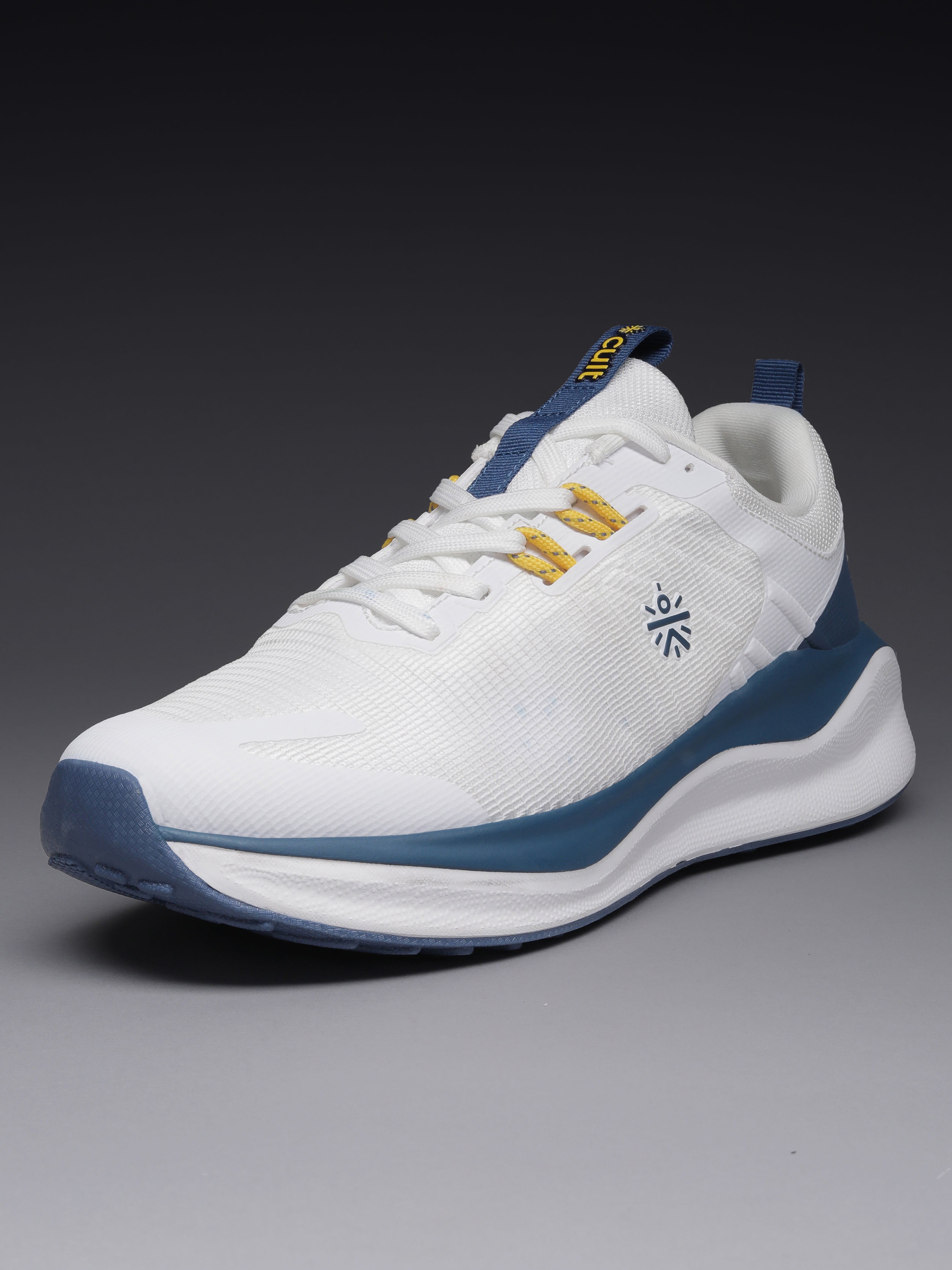 cult Men's Zyro Running Shoes - White/R.Blue