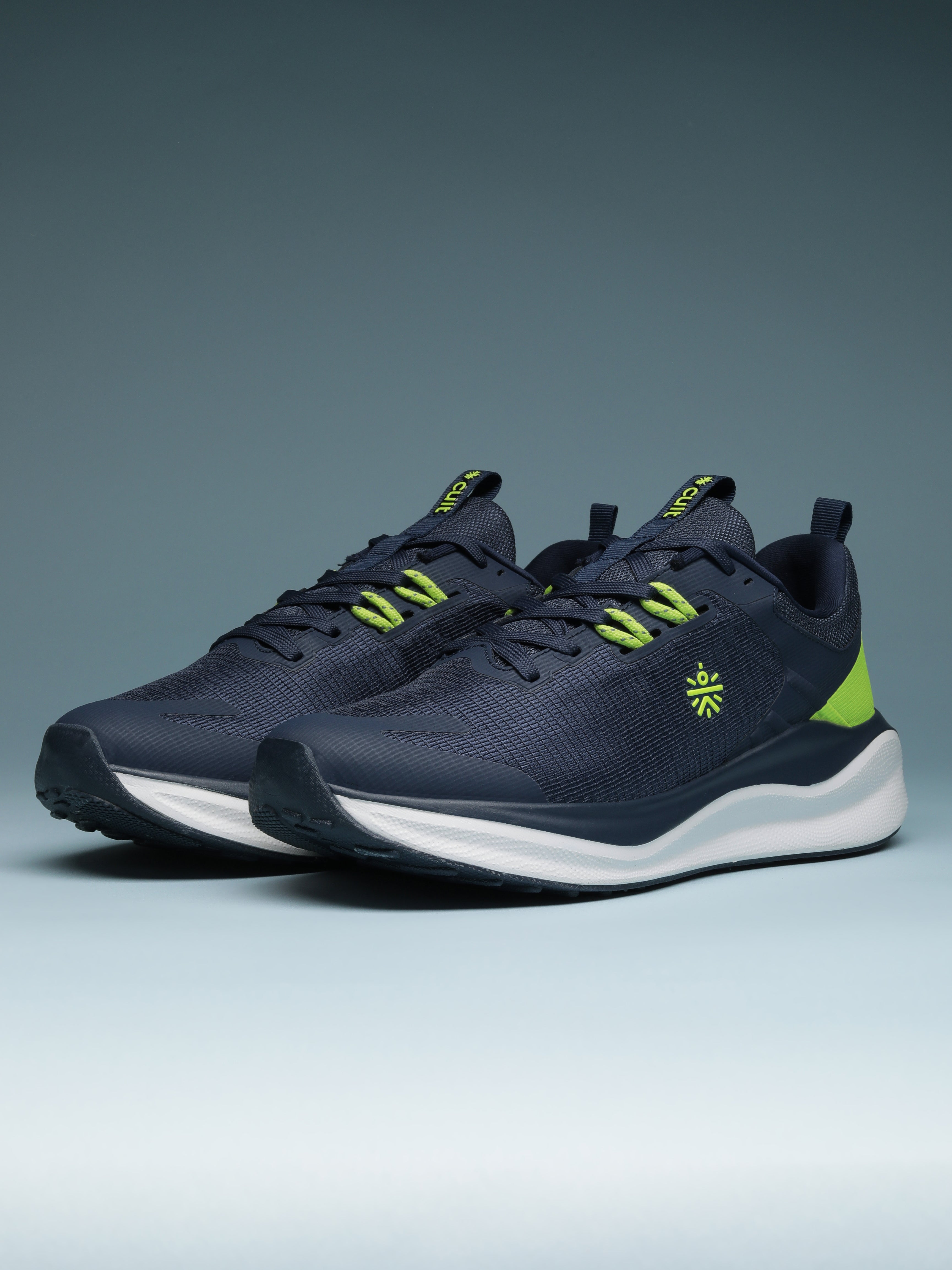 cult Men's Zyro Running Shoes - Navy/P.Green