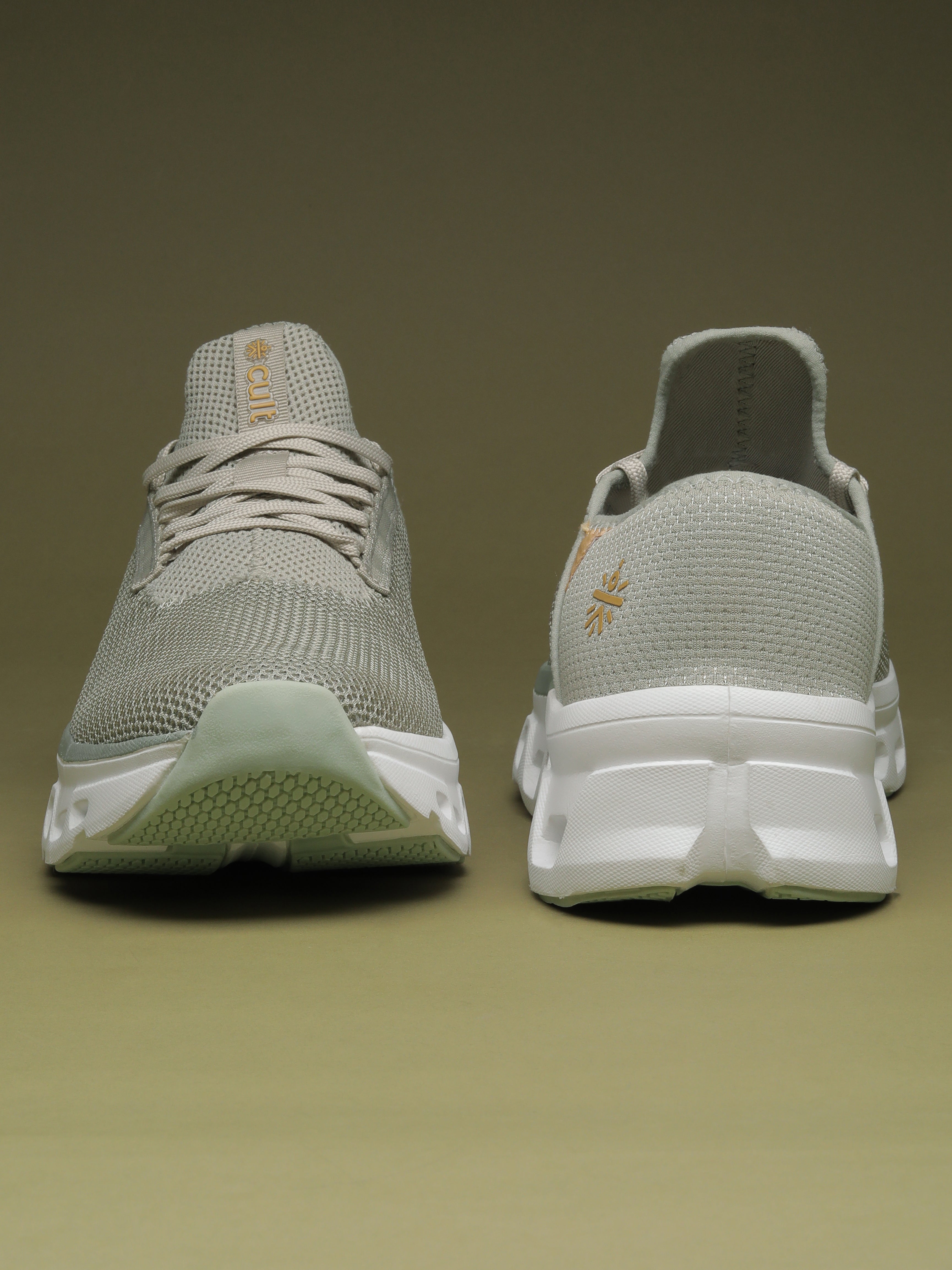 cult Men's Aeromesh Walking Shoes - Olive