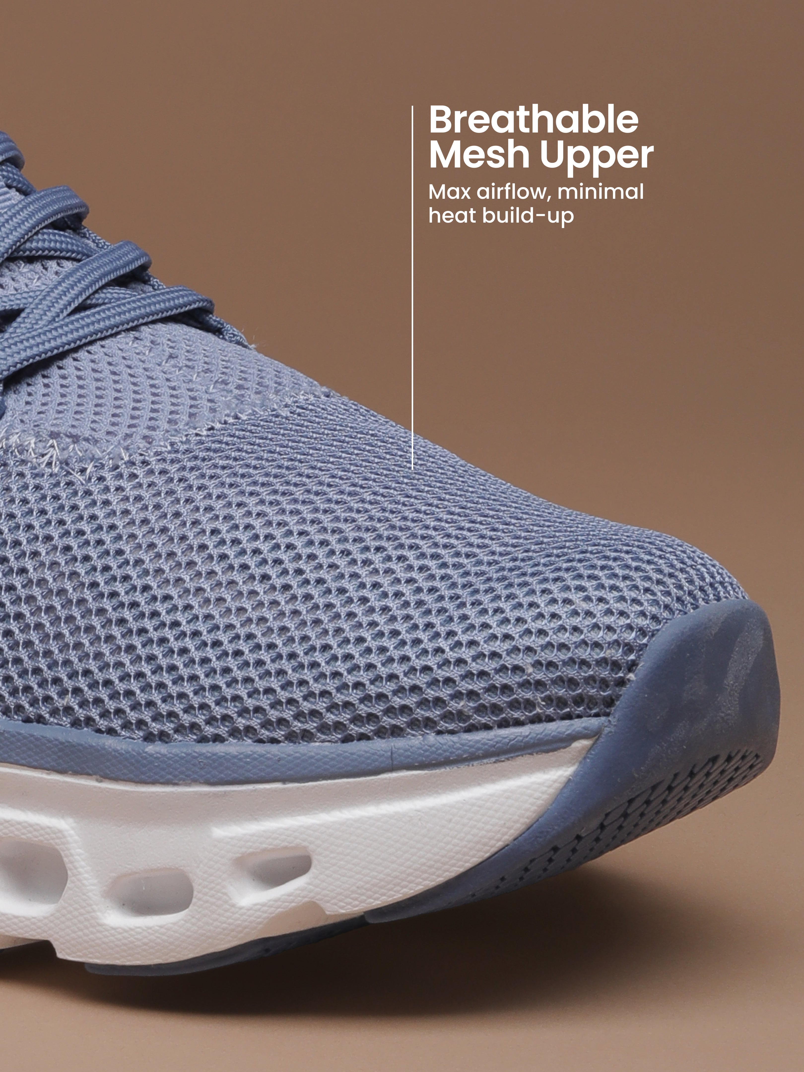 cult Men's Aeromesh Walking Shoes - Blue