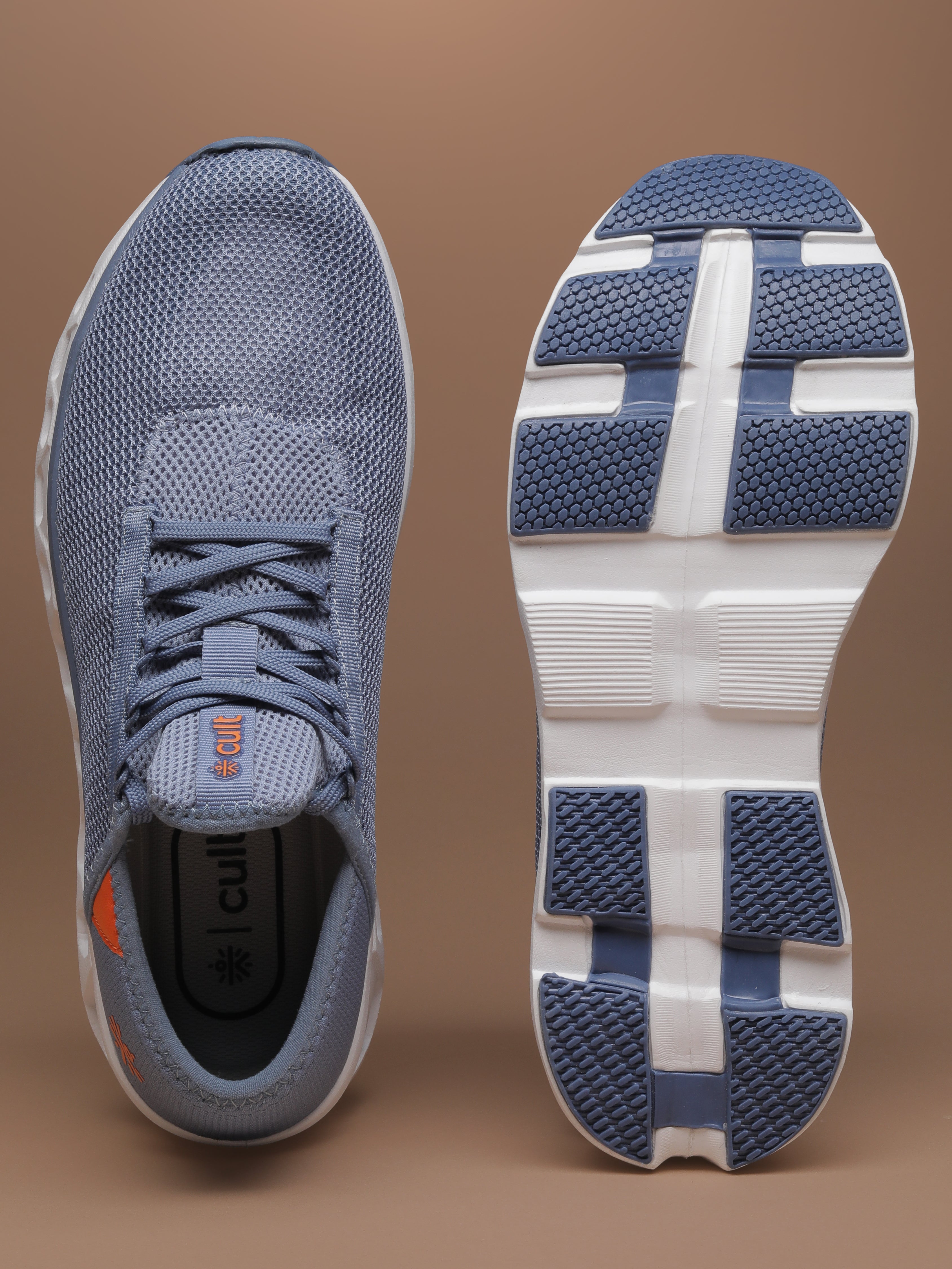 cult Men's Aeromesh Walking Shoes - Blue