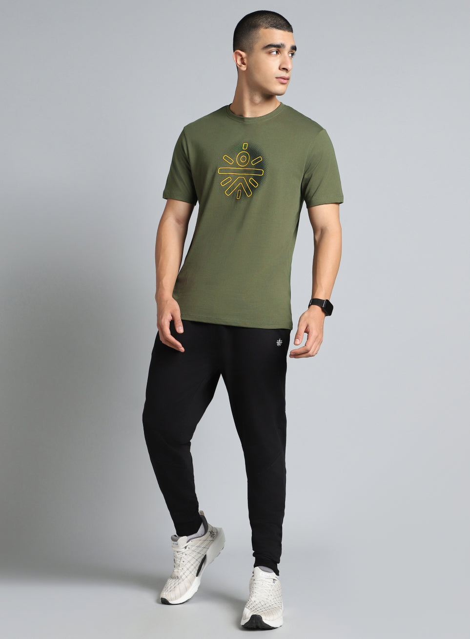 Men's Olive Cult Brand Carrier Graphic T-shirt