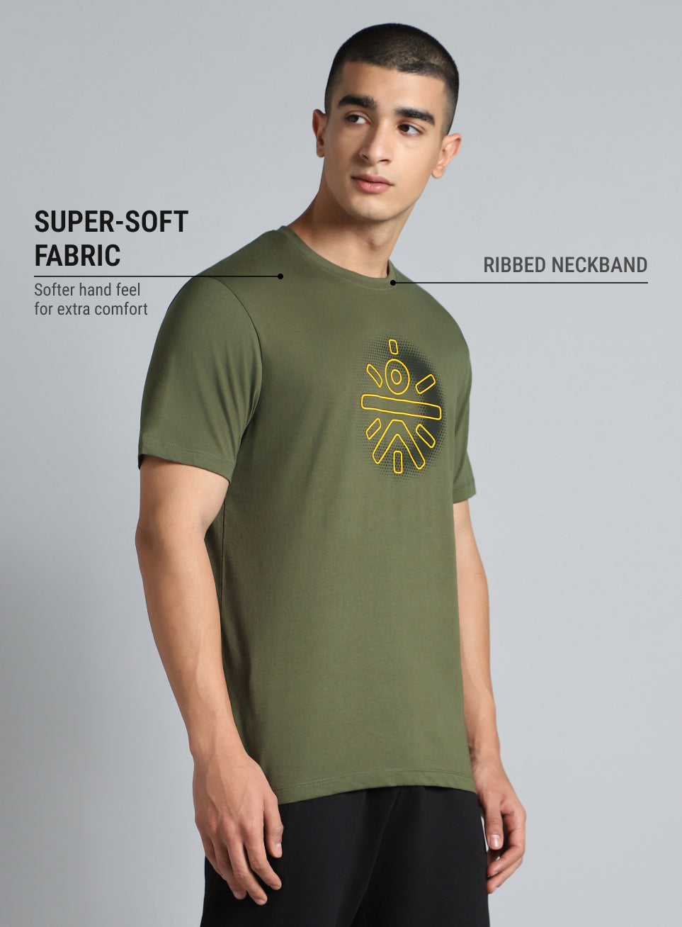 Men's Olive Cult Brand Carrier Graphic T-shirt