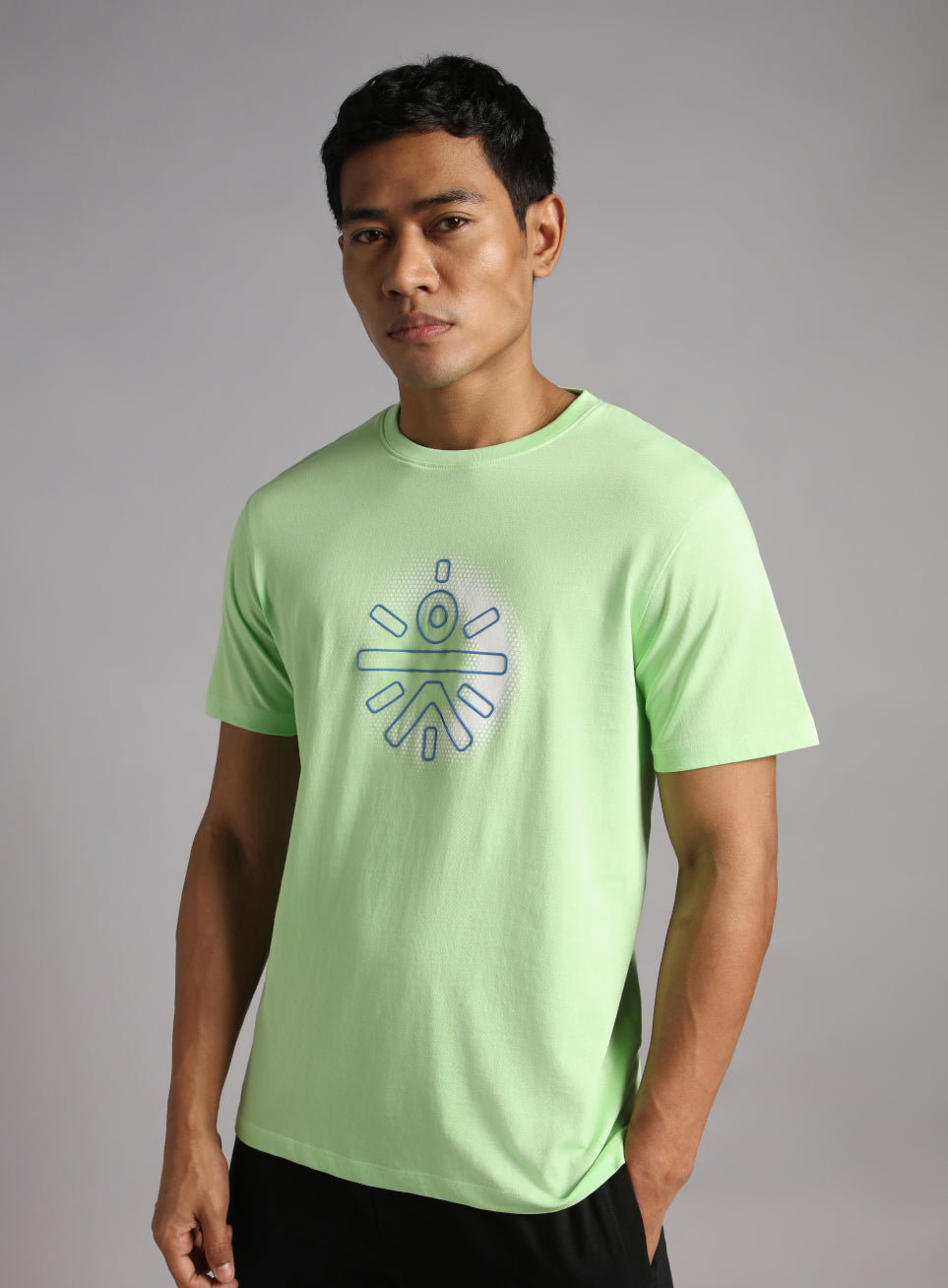 Men's Lime Cult Brand Carrier Graphic T-shirt