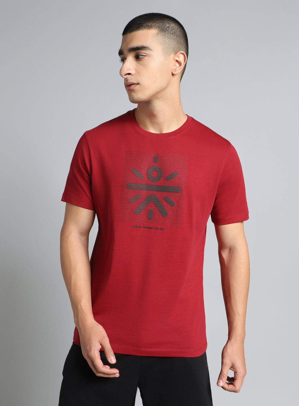Men's Red Cult Brand Carrier T-shirt