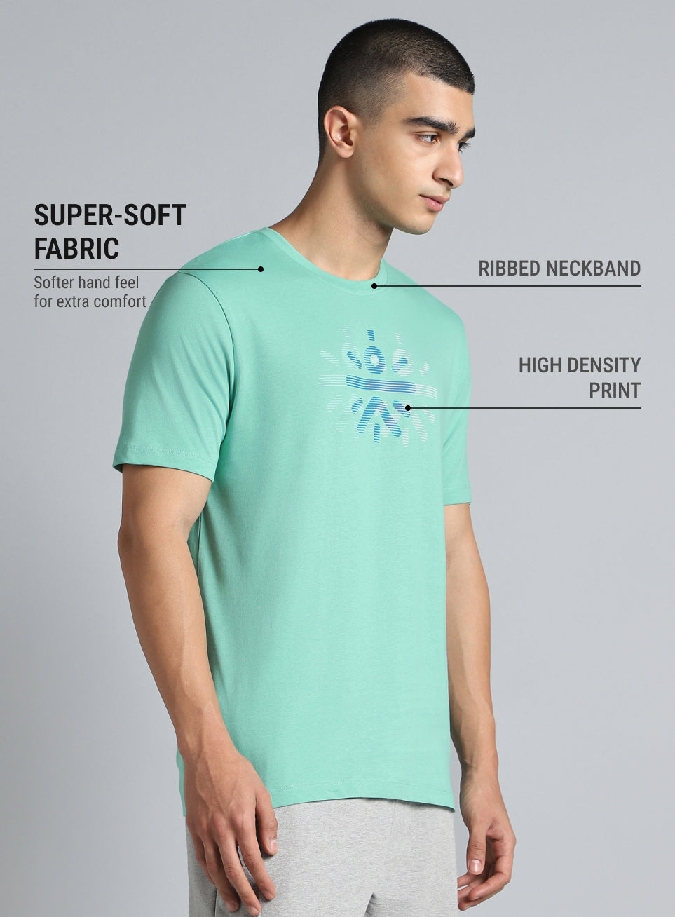 Men's Green Cult Brand Carrier T-shirt