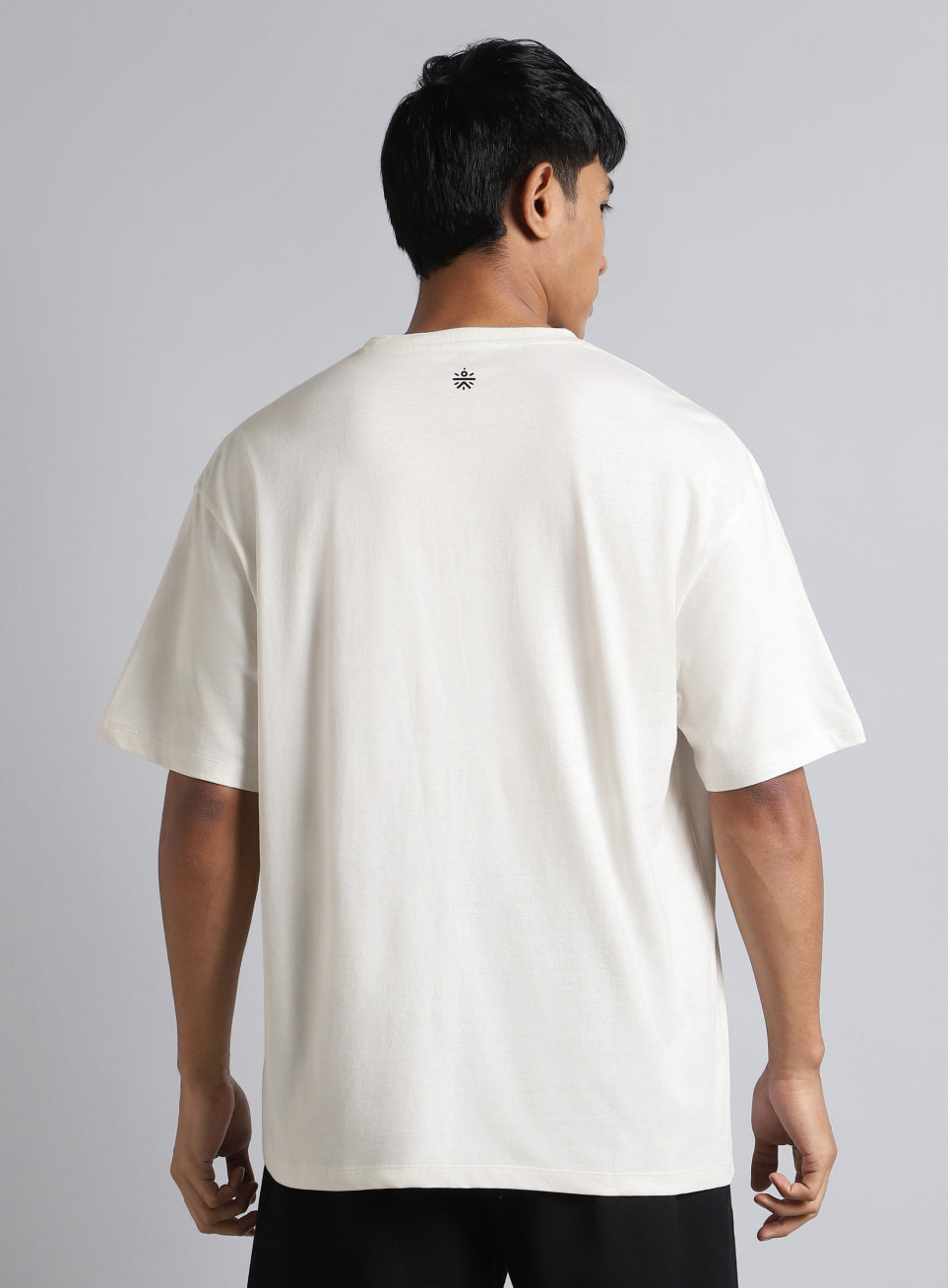 Men's White Cult Graphic Relaxed Fit T-shirt