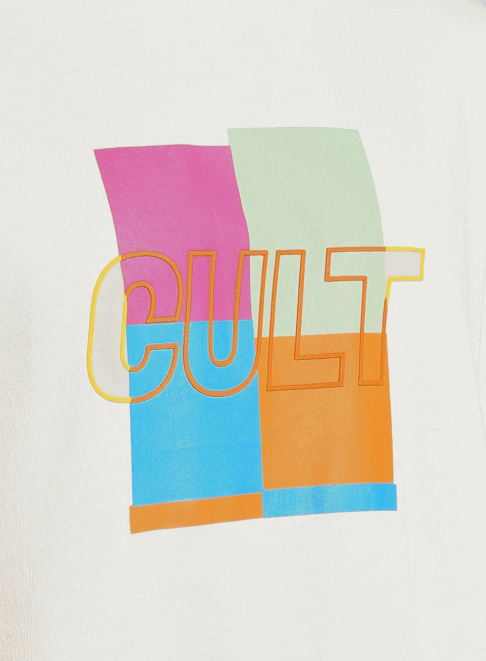 Men's White Cult Graphic T-shirt