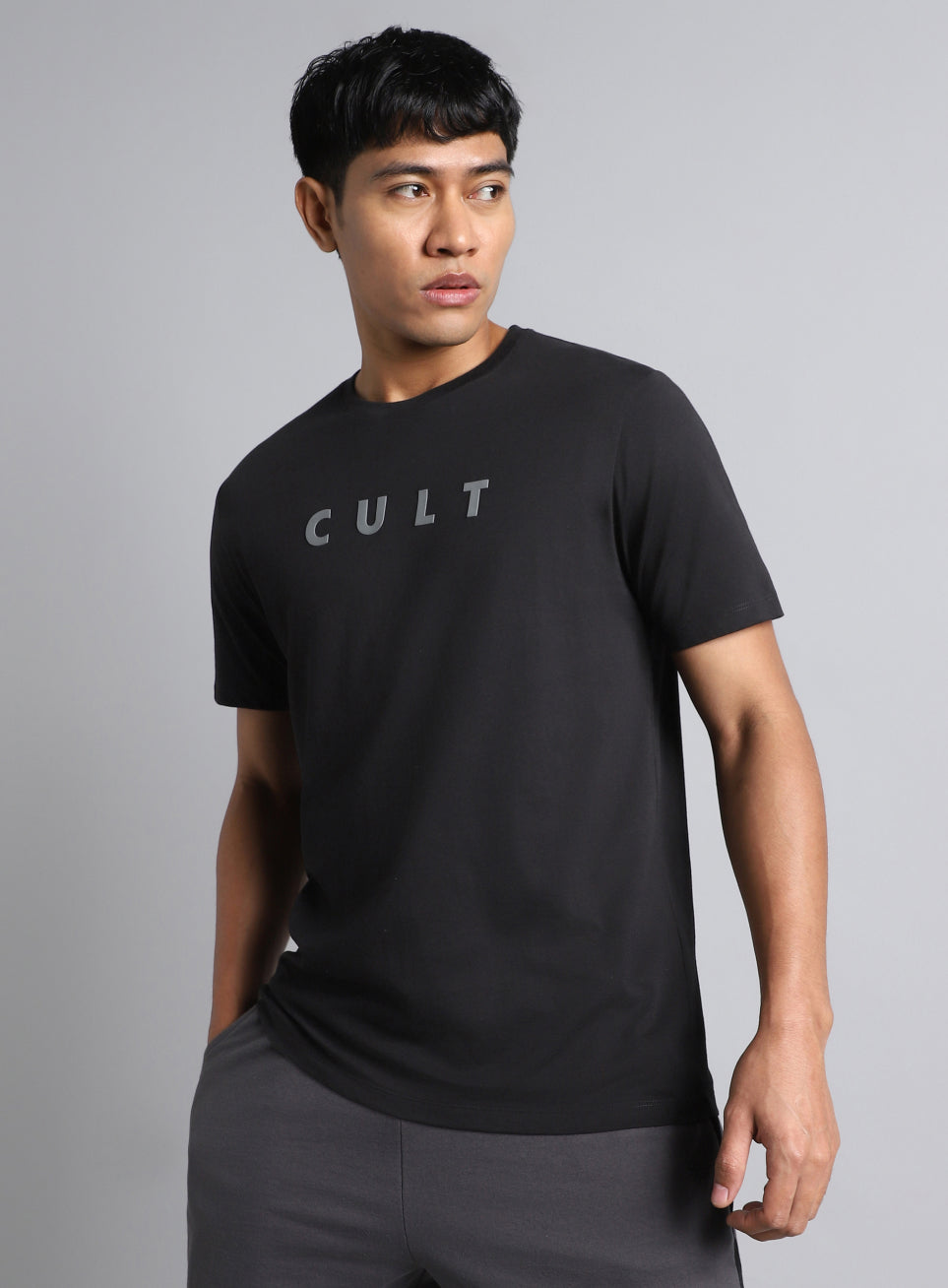 Men's Black Cult Graphic T-shirt