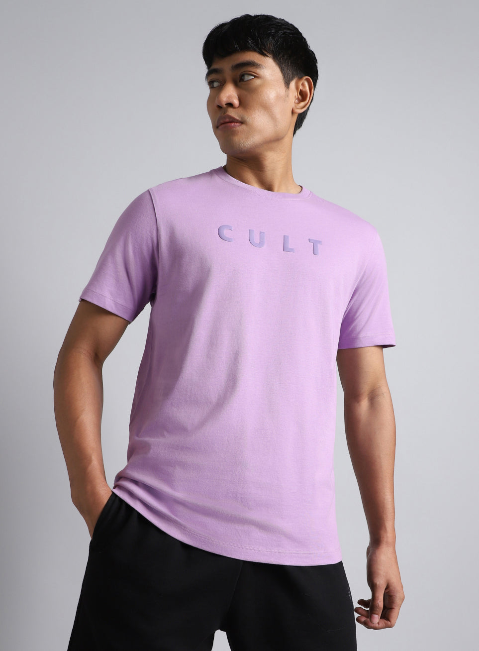 Men's Purple Cult Graphic T-shirt