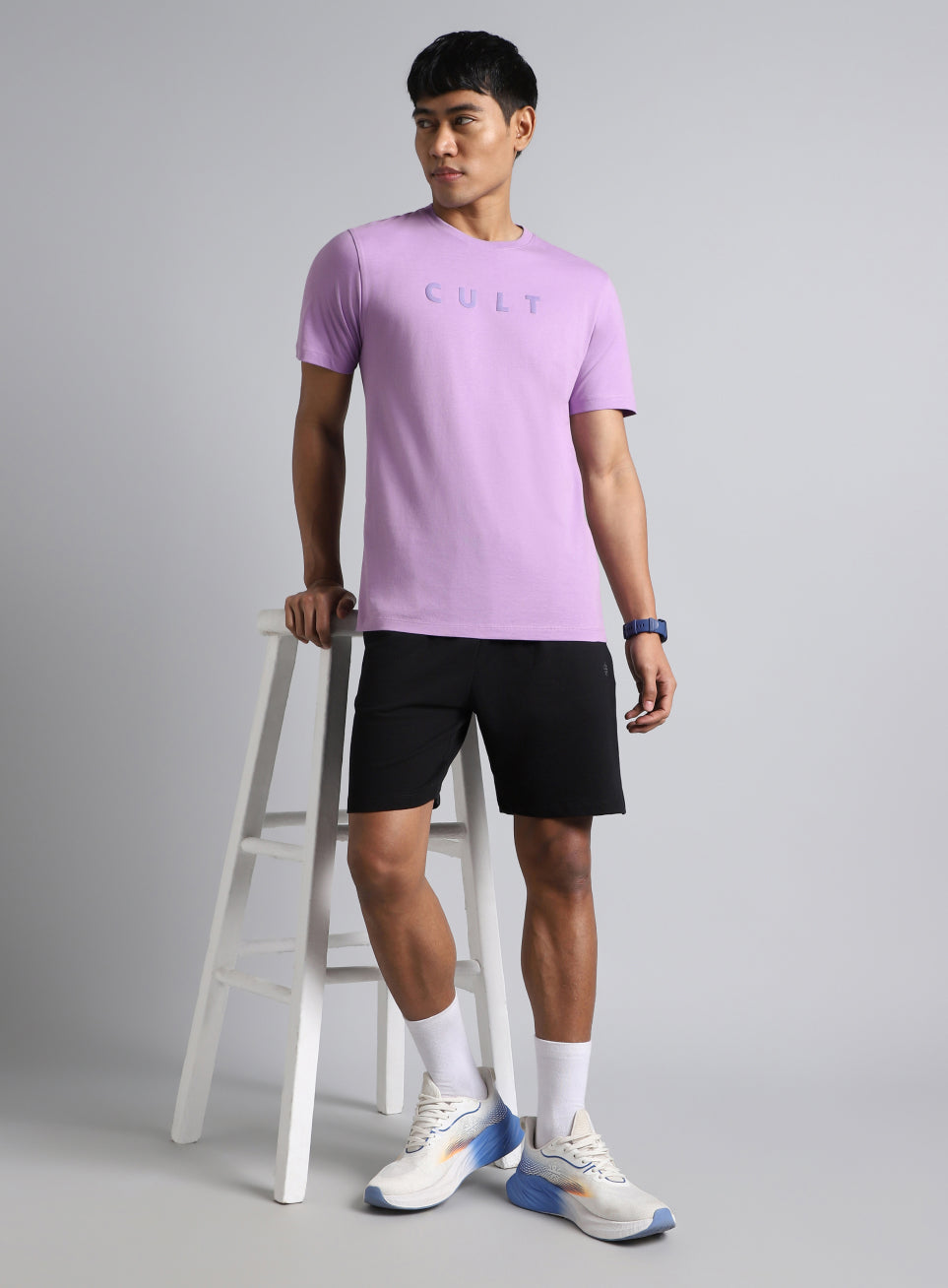 Men's Purple Cult Graphic T-shirt