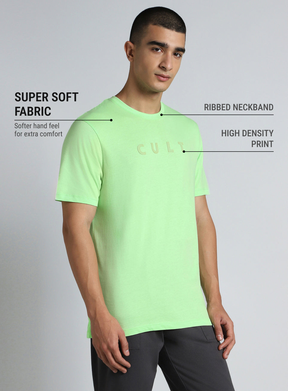 Men's Lime Cult Graphic T-shirt