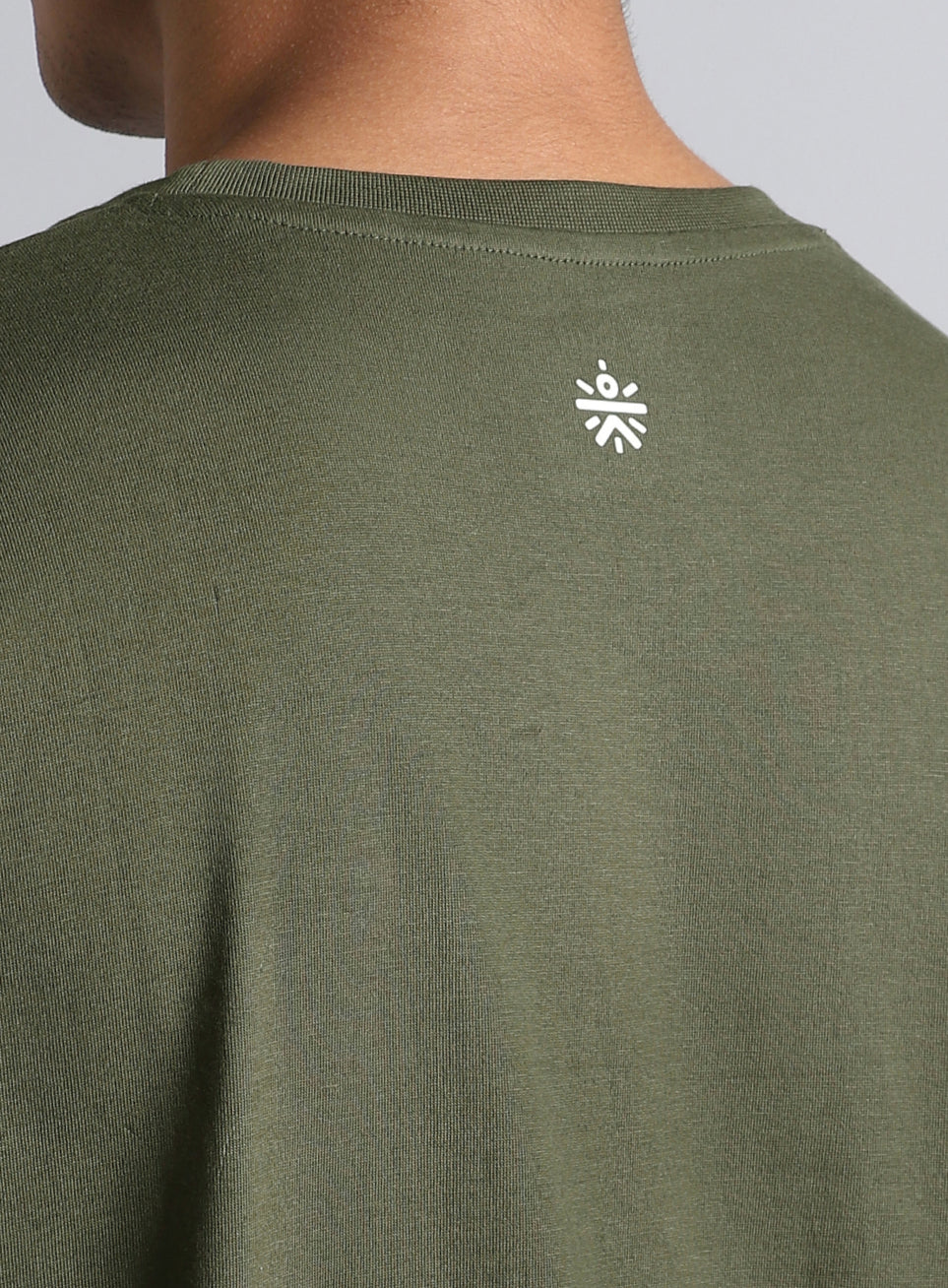 Men's Olive Cult Branding Graphic T-shirt