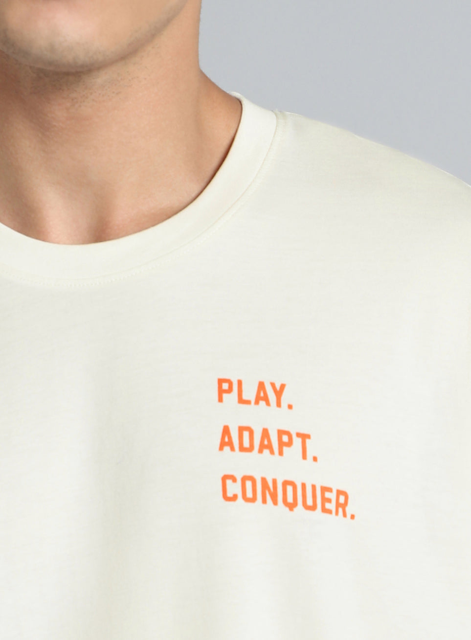 Men's White Cult Graphic Oversized Fit T-shirt