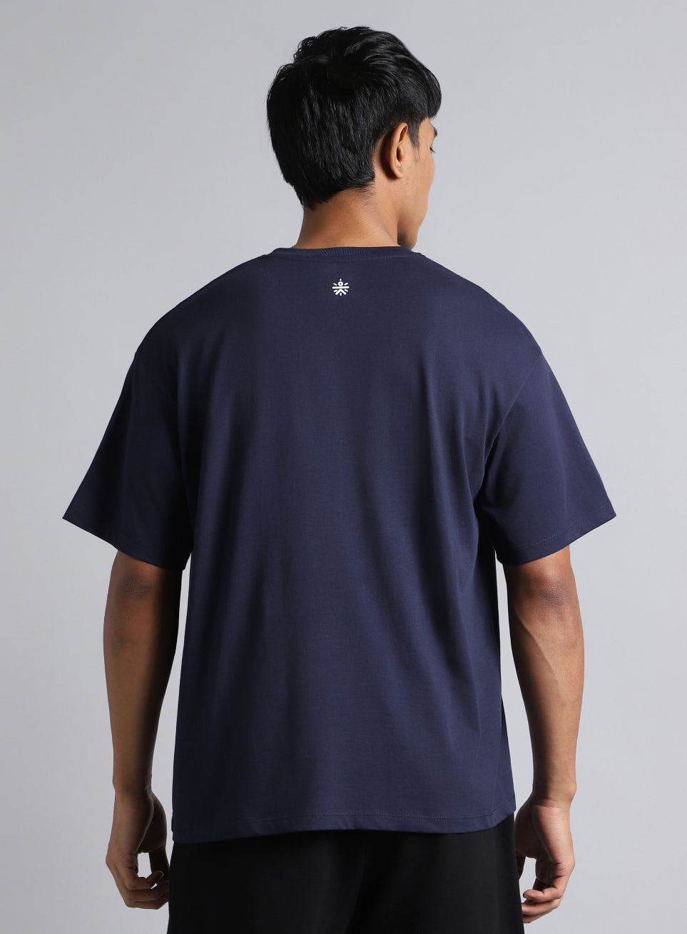Men's Navy Cult Branding Graphic Relaxed T-shirt