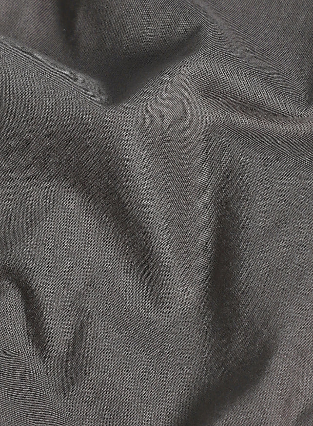 Women's Dark Grey Branding Cropped T-shirt