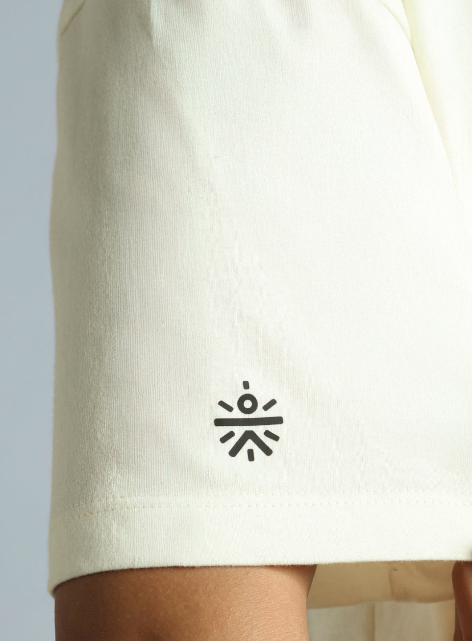 Women's White Branding Cropped T-shirt