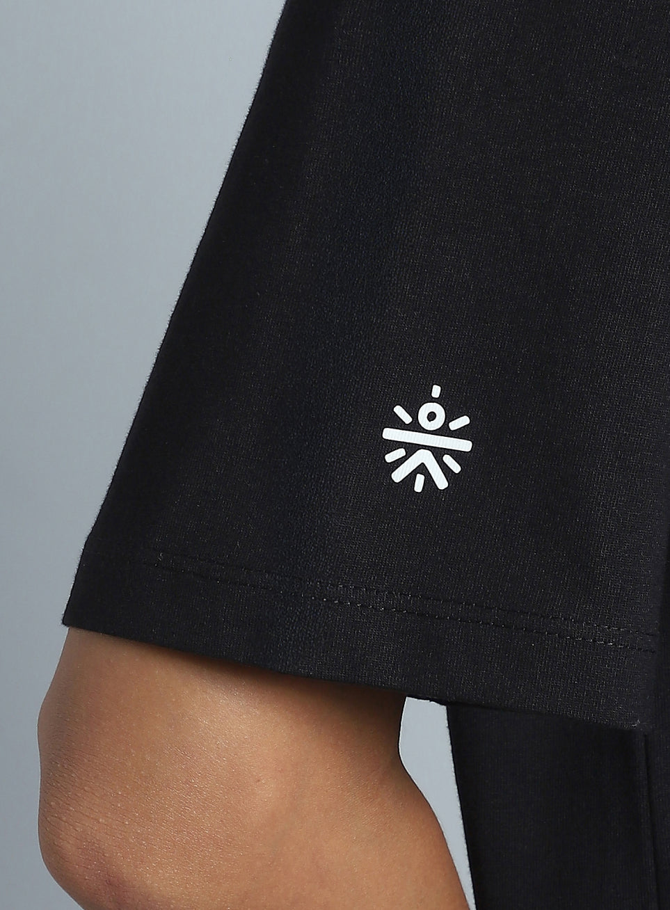 Women's Black Brand Carrier Relaxed Fit T-shirt