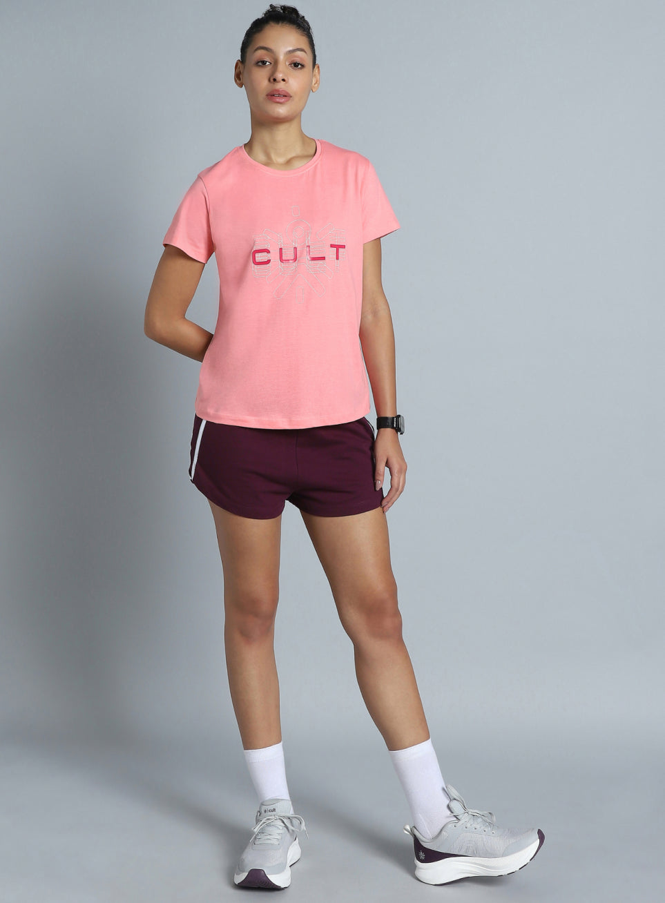 Women's Pink Brand Carrier T-shirt