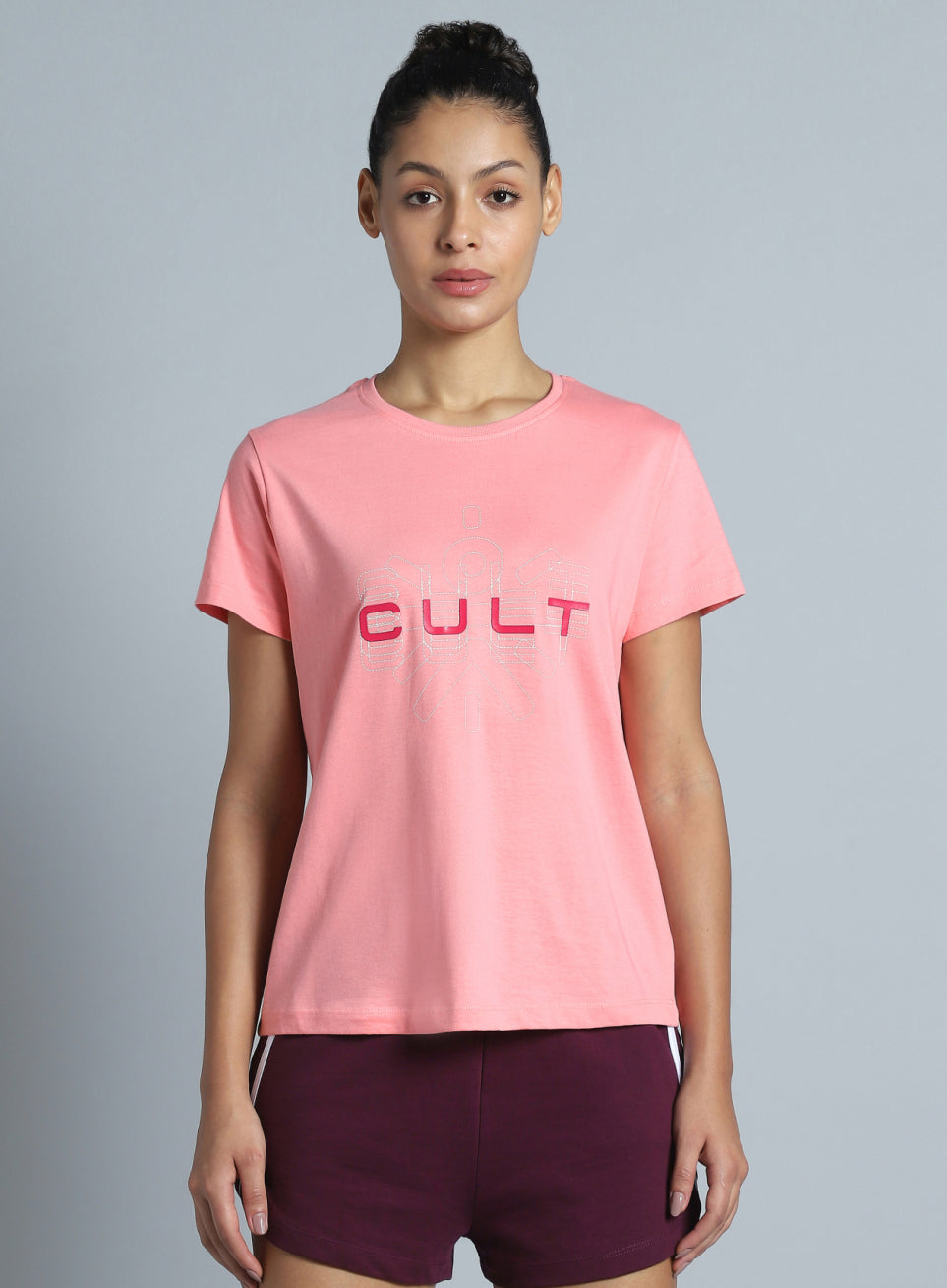 Women's Pink Brand Carrier T-shirt