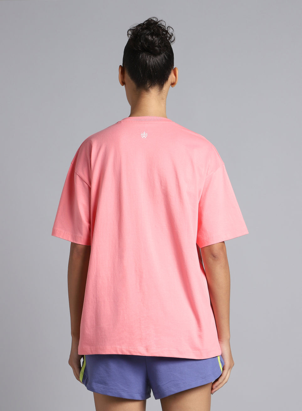 Women's Pink Cult Brand Carrier Oversized T-shirt