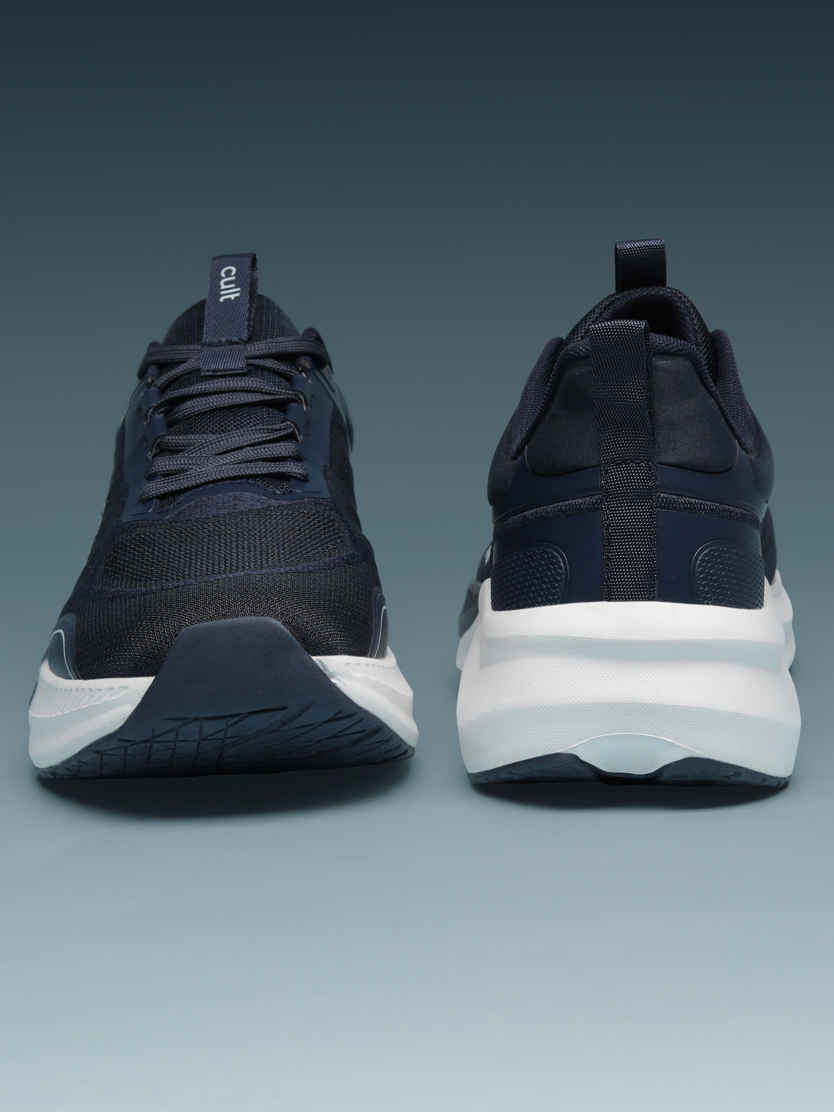 cult Men's Flowtech Running Shoes - Navy/Ice Blue