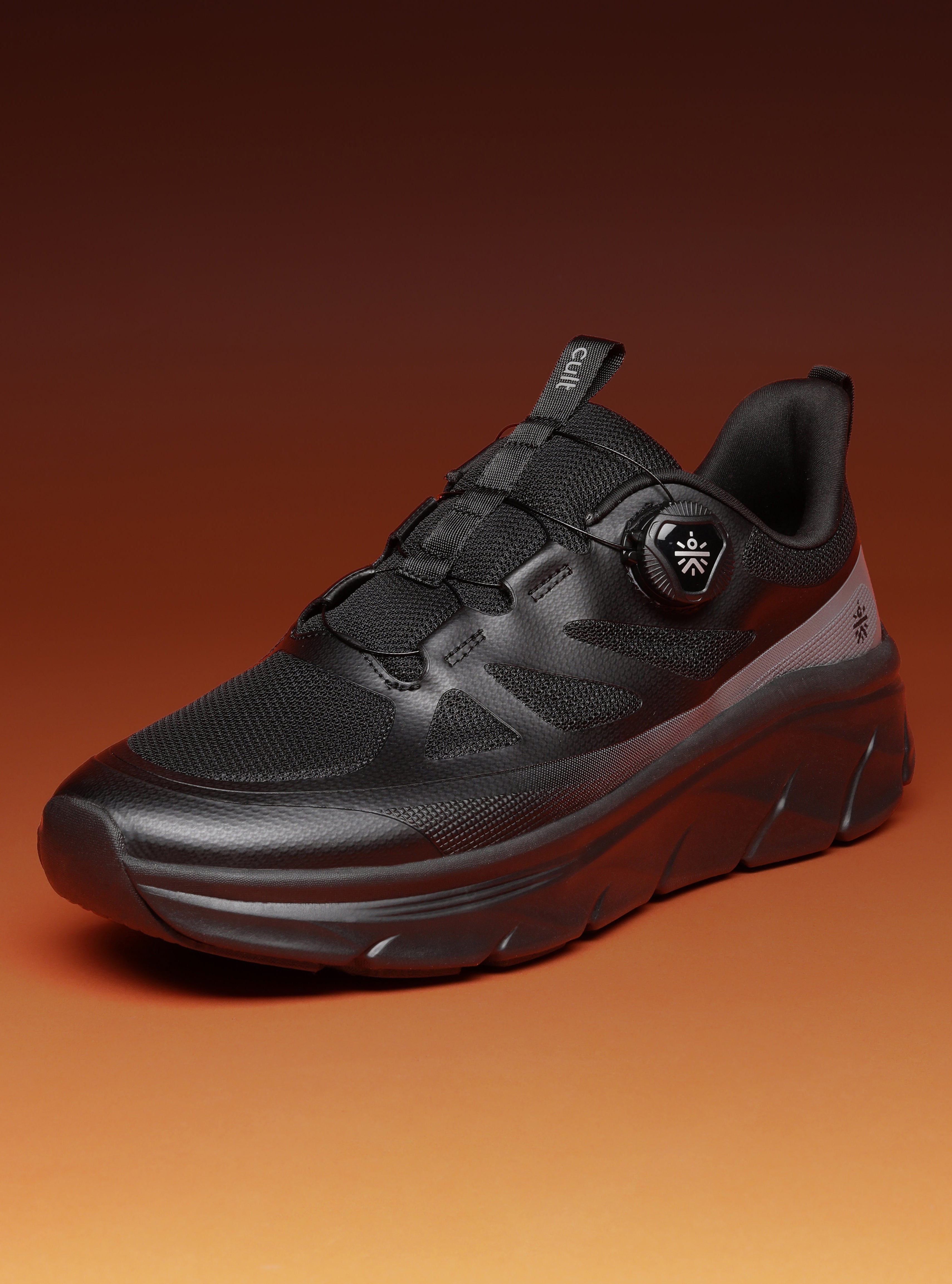 cult Men's AeroSprint Running Shoes - Black/D.Grey