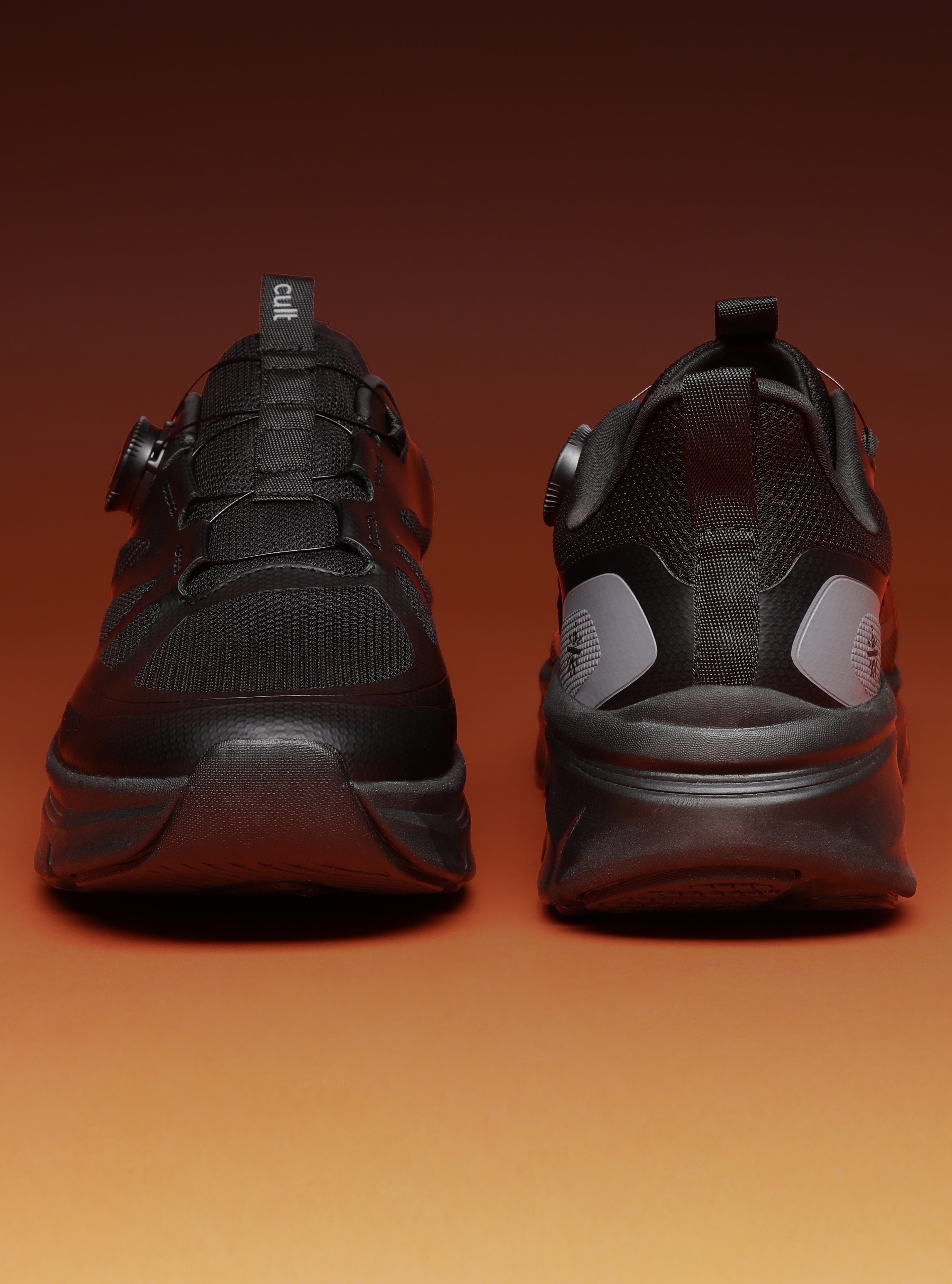 cult Men's AeroSprint Running Shoes - Black/D.Grey