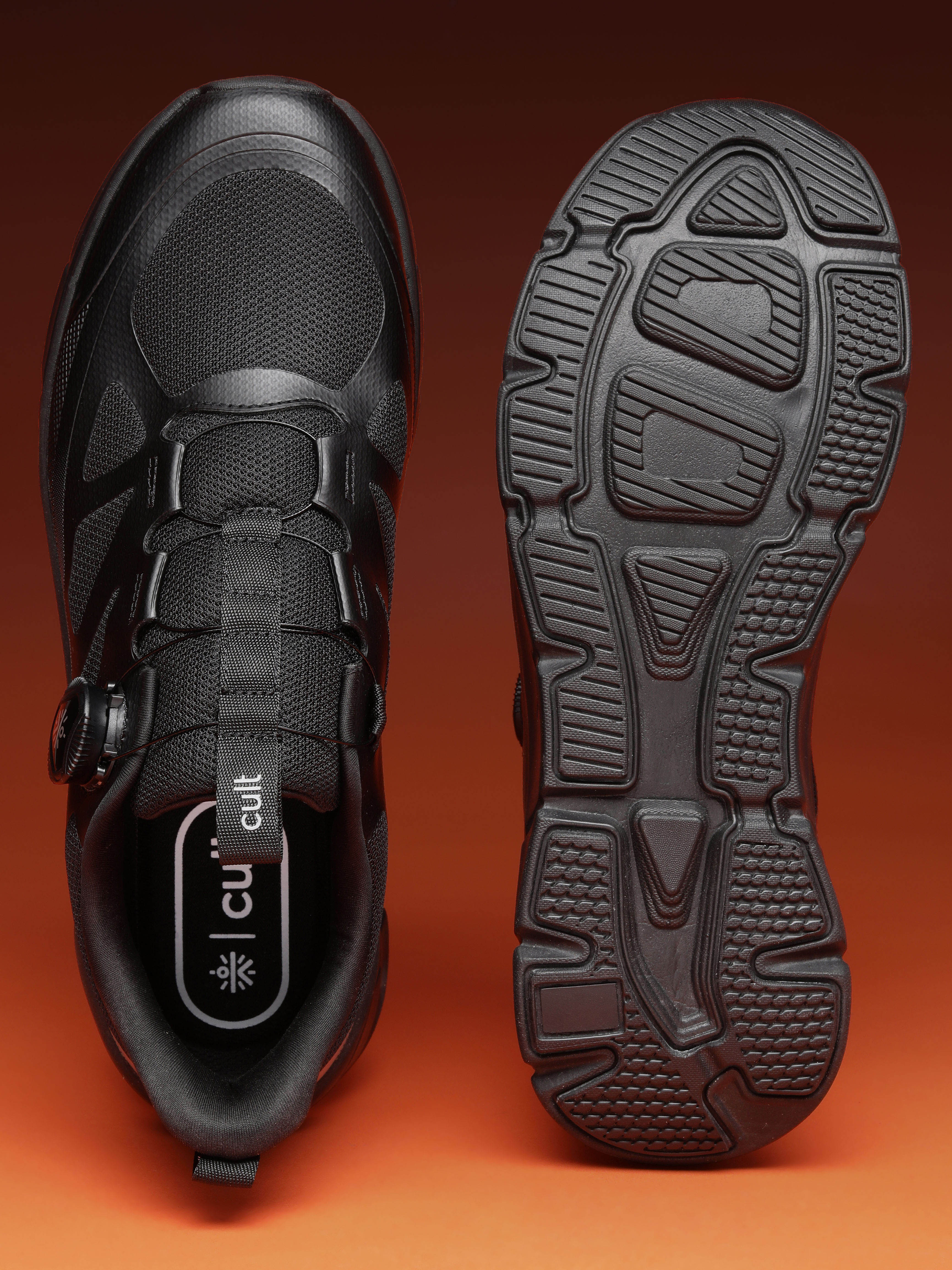 cult Men's AeroSprint Walking Shoes - Black/D.Grey