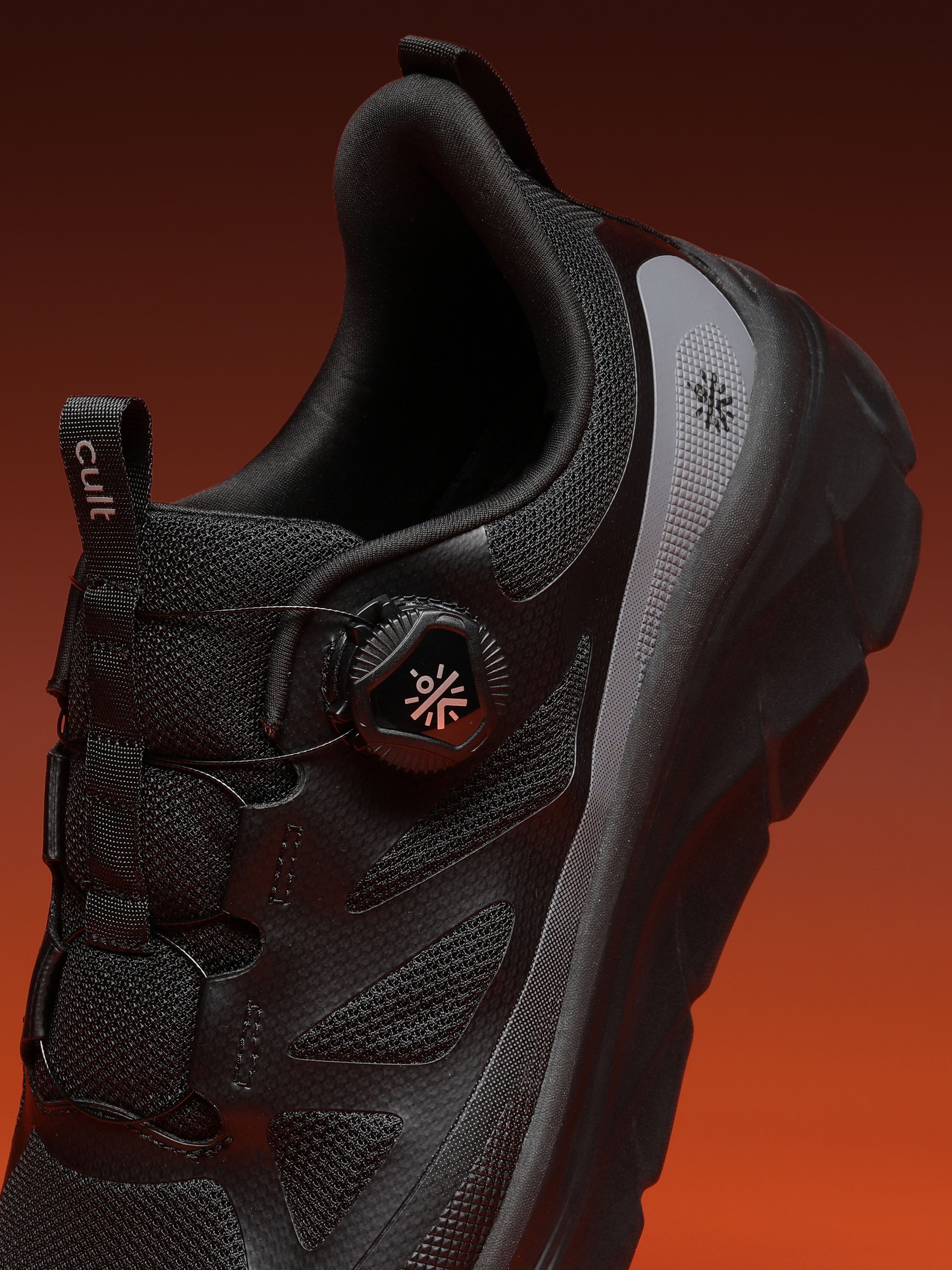 cult Men's AeroSprint Walking Shoes - Black/D.Grey