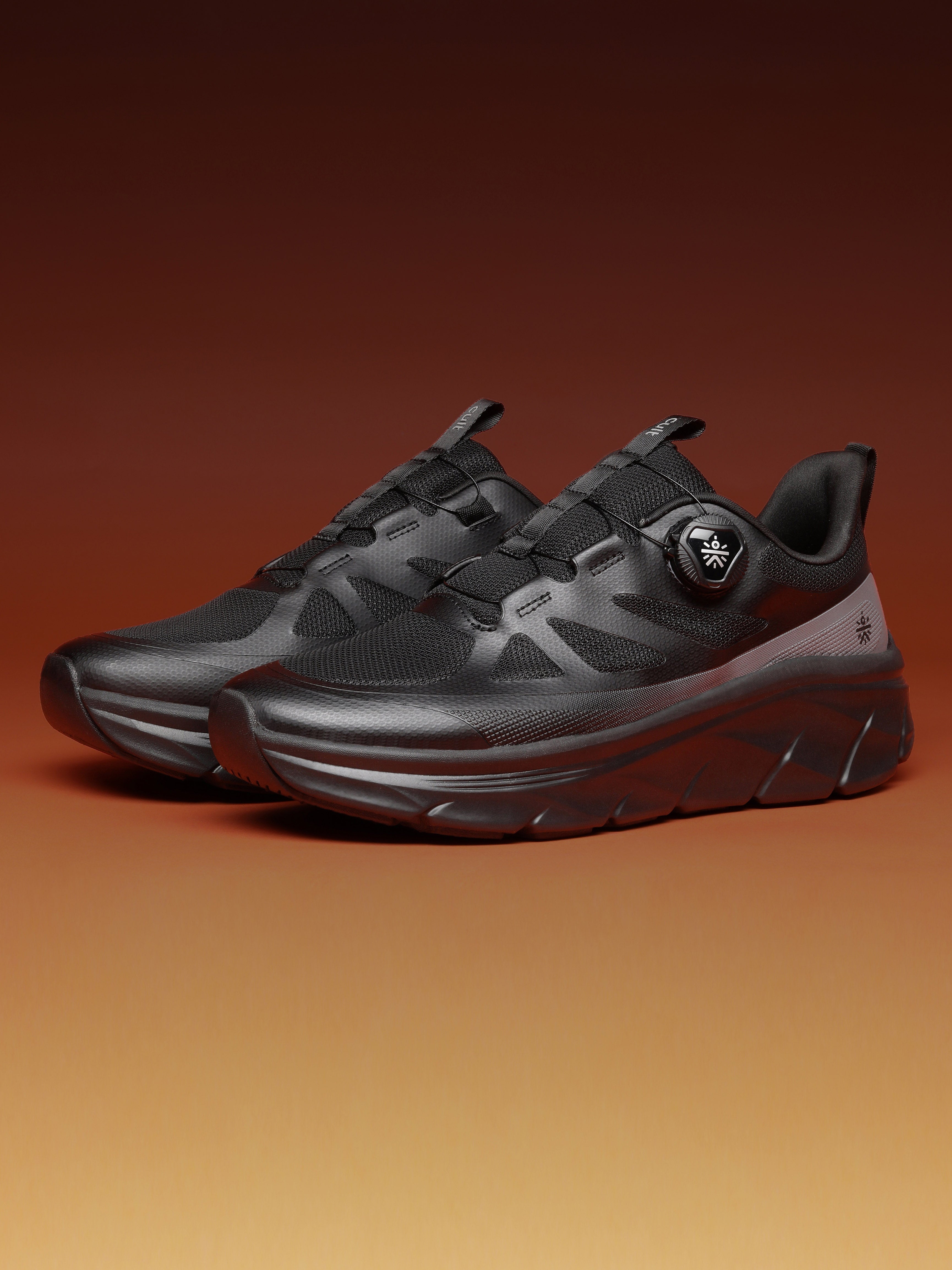 cult Men's AeroSprint Walking Shoes - Black/D.Grey