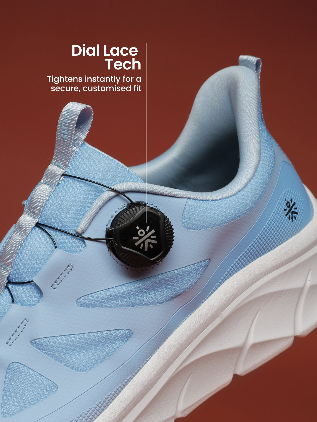 cult Men's AeroSprint Running Shoes - Ice Blue/Slate