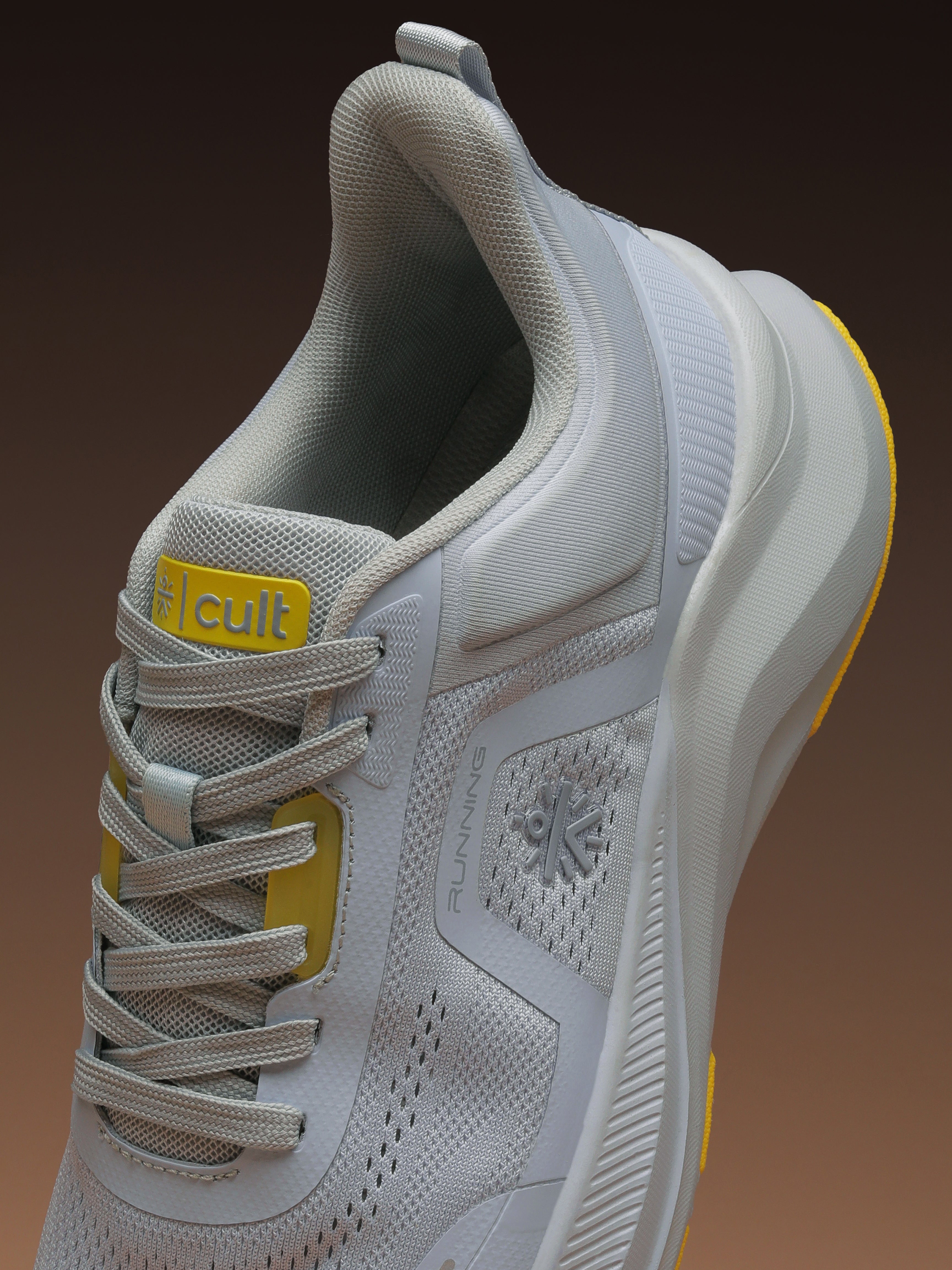 cult Women's ActiveBoost Running Shoes - Grey/Mustard