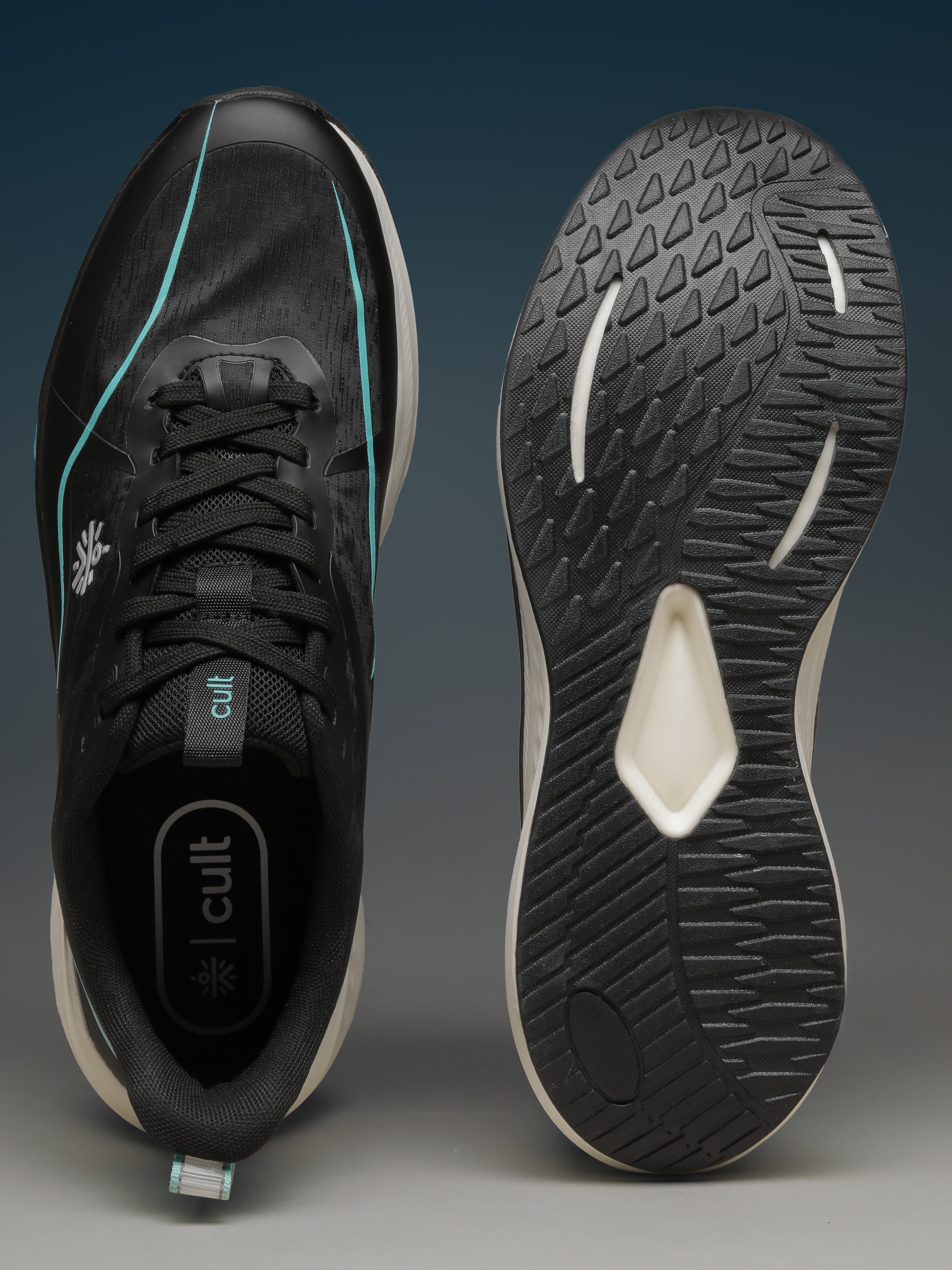 cult Men's SprintMax Running Shoes - Black