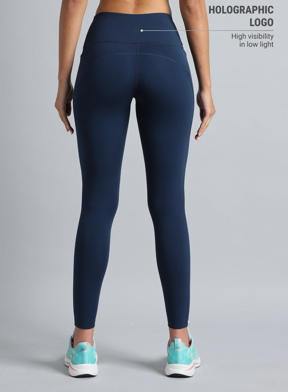 Women's Navy Train Day Essential COMFlex Tights