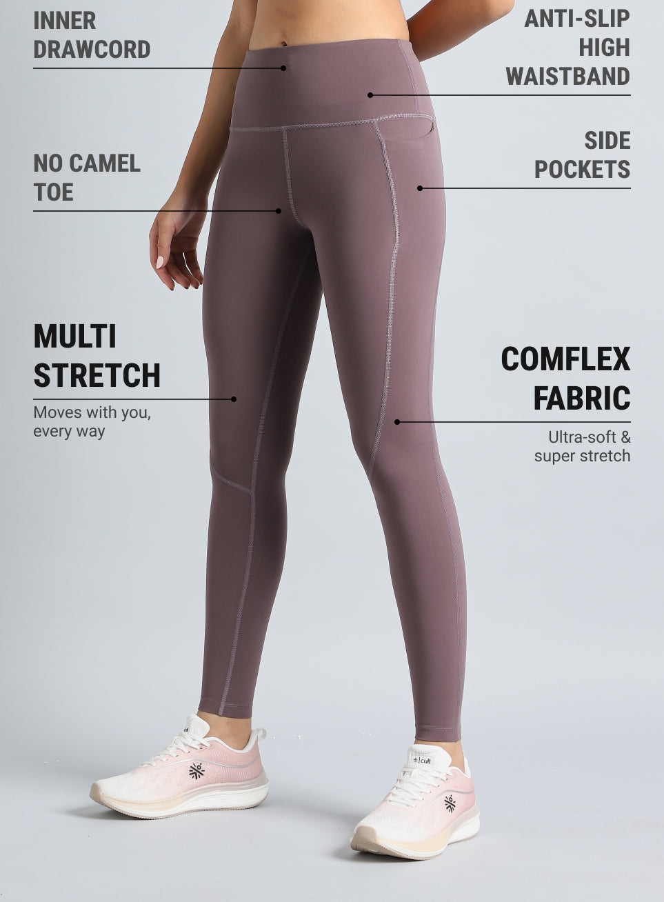 Women's Pink Train Day Essential COMFlex Tights