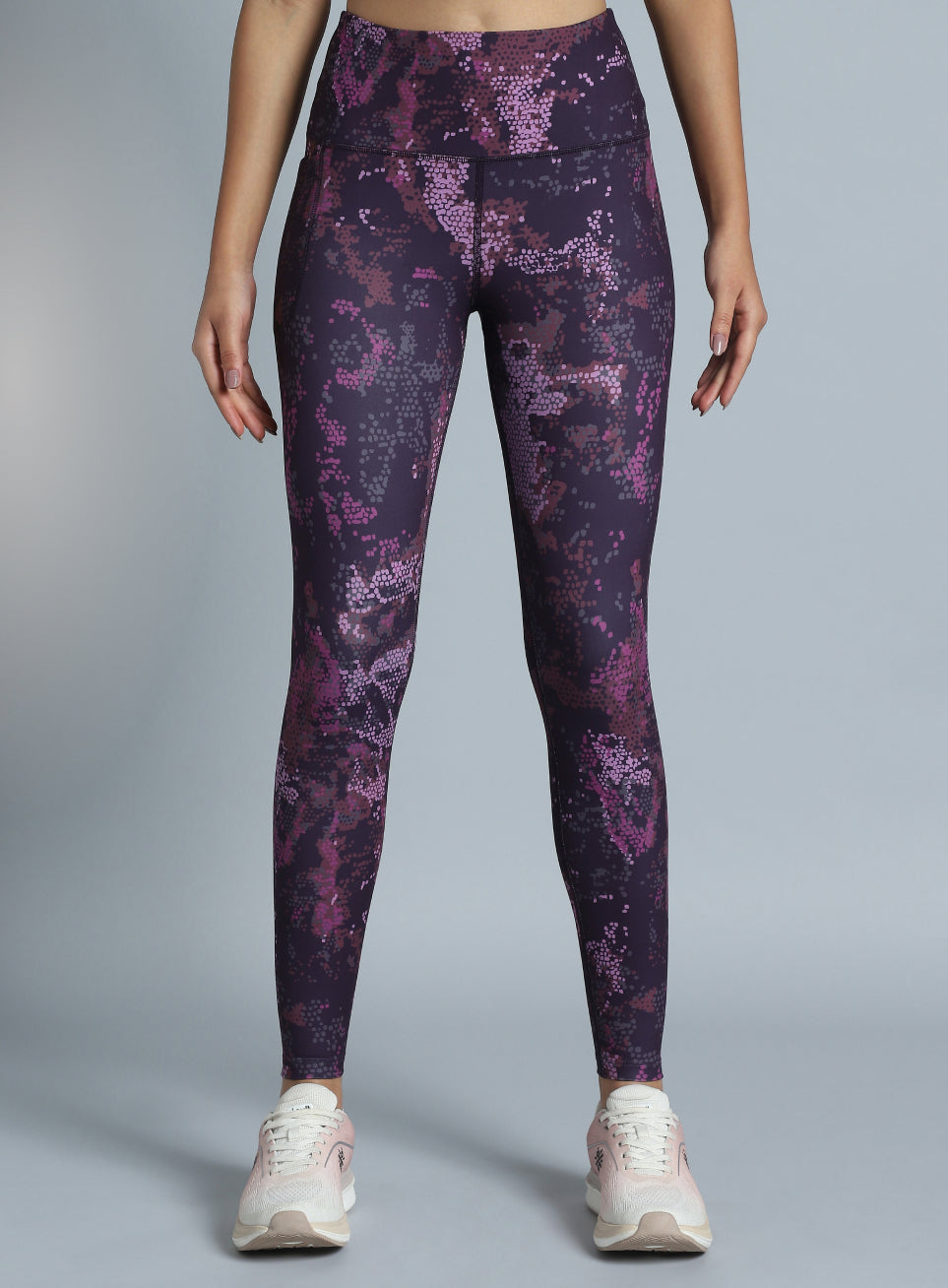 Women's Plum Printed Train All Day COMFlex Tights