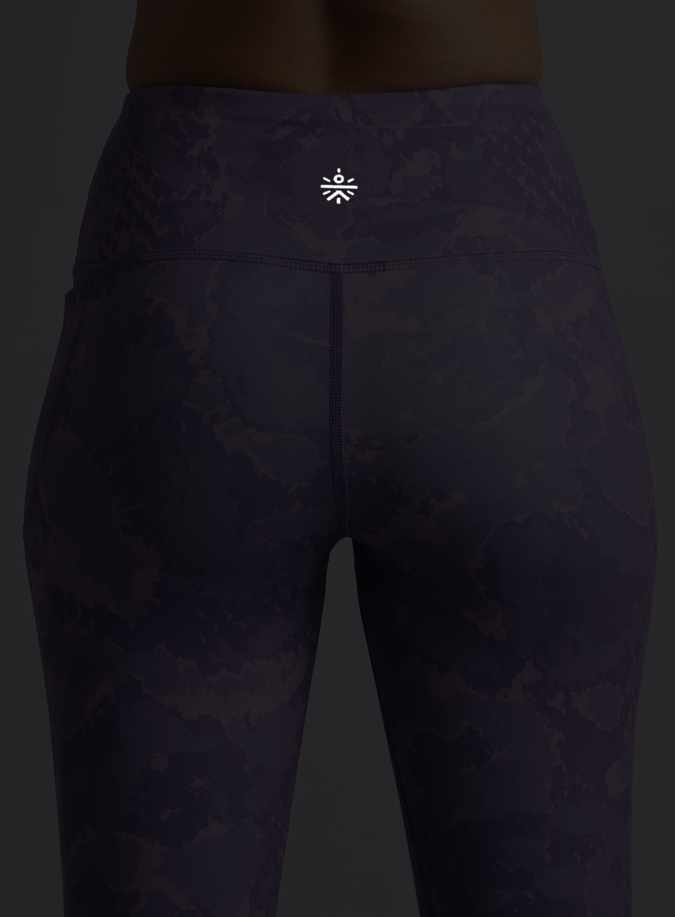 Women's Purple Pacer AOP Comflex Tights