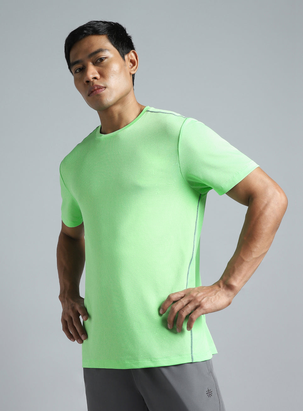 Men's Lime Train Day Essential T-shirt