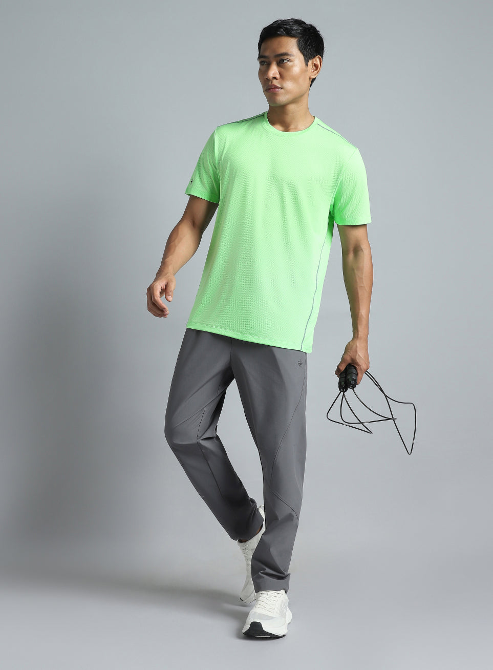 Men's Lime Train Day Essential T-shirt
