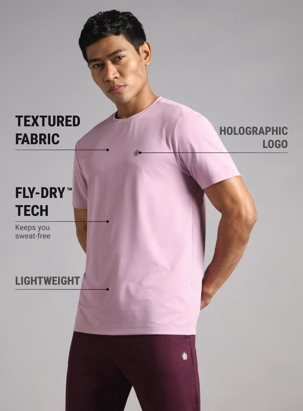 Men's Lavender Cult Energy Training T-shirt