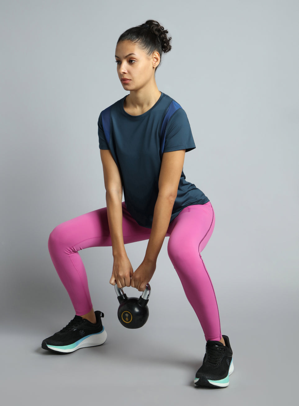 Women's Navy Train Day Essential Top