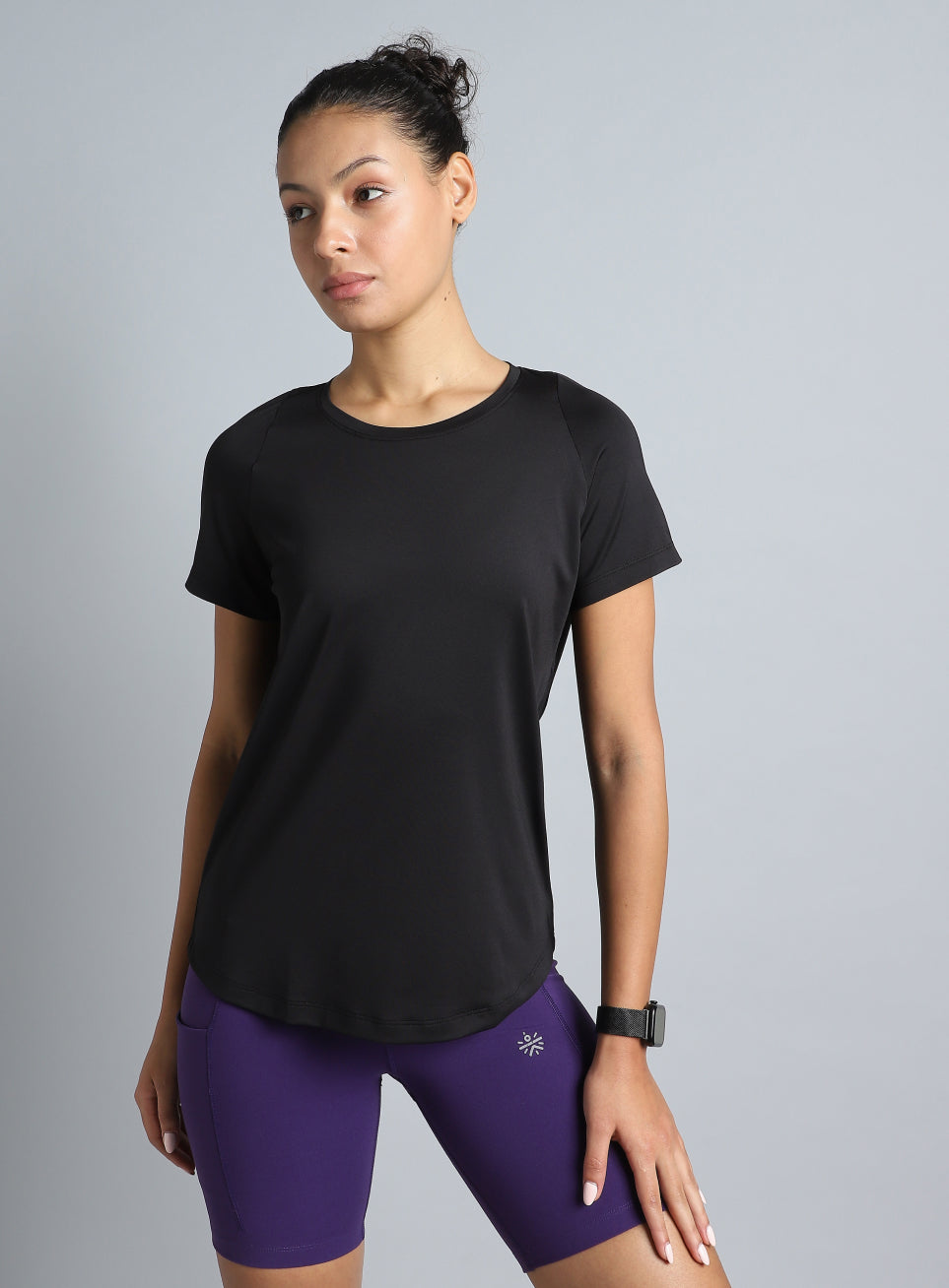 Women's Black The Racer Pacer Top