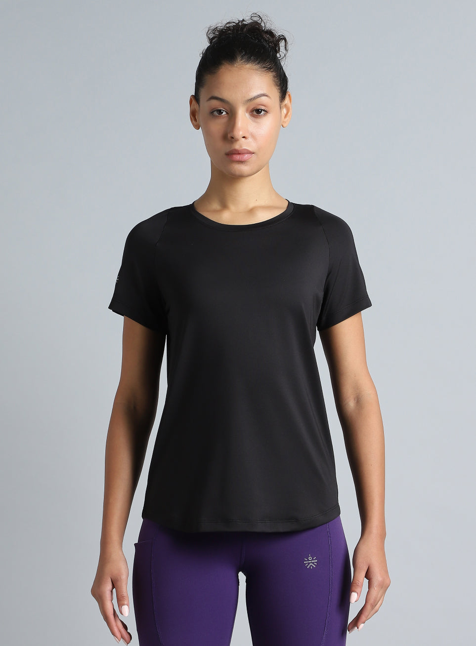 Women's Black The Racer Pacer Top